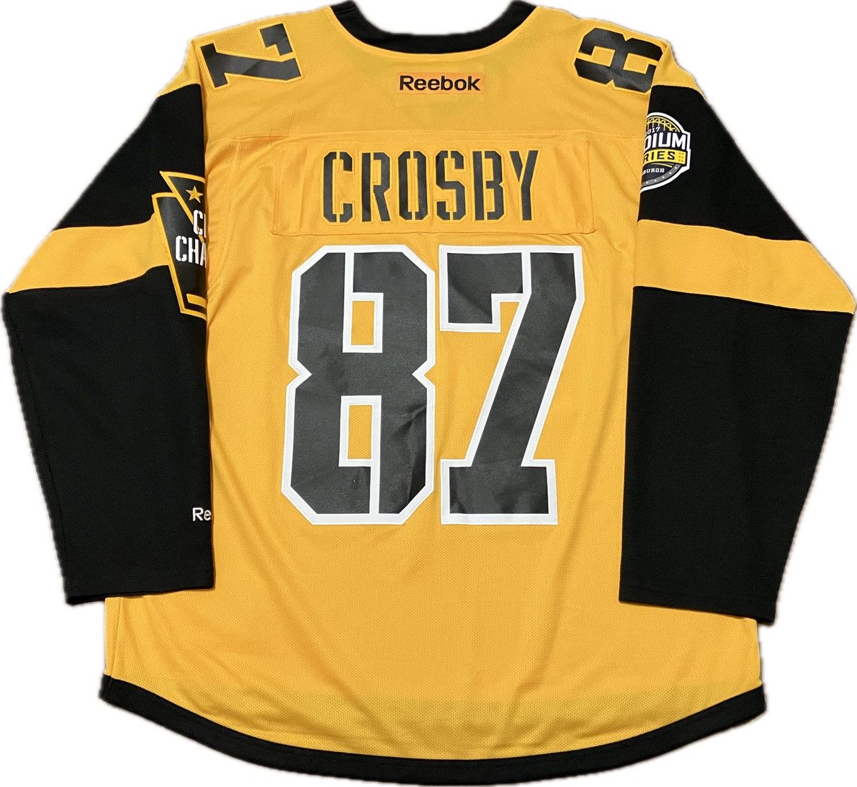 Reebok Pittsburgh Penguins Crosby 2017 SS Reebok NHL Hockey Jersey Size US XXL / EU 58 / 5 - 4 Thumbnail