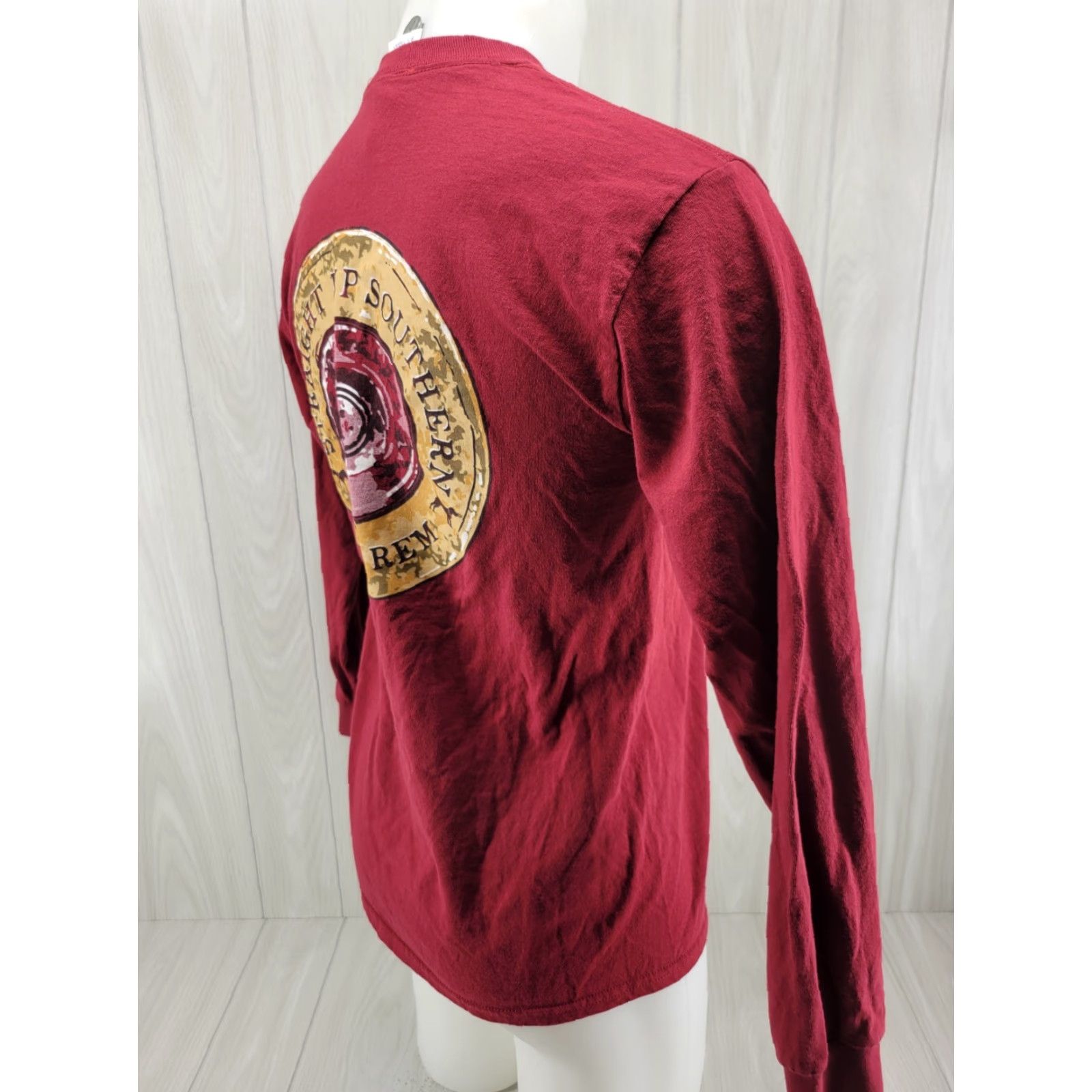 Vintage Straight Up Southern Shirt Long Sleeve Adult Medium Red 223 Rem Size M / US 6-8 / IT 42-44 - 6 Thumbnail