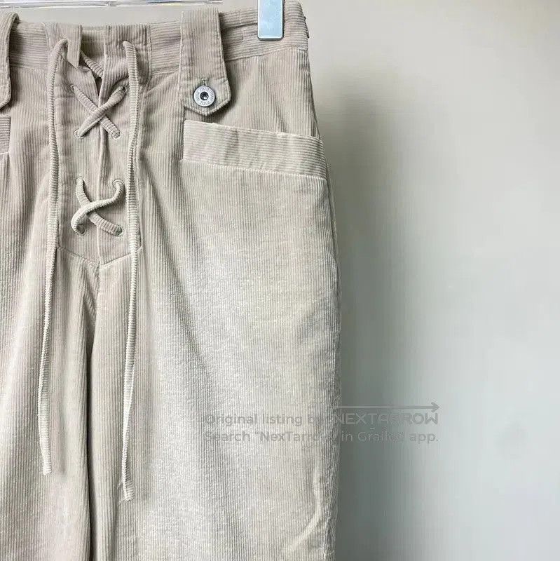 Miu Miu Miu Miu Casual Pants in Light Brown Cotton . Size 23" - 4 Thumbnail