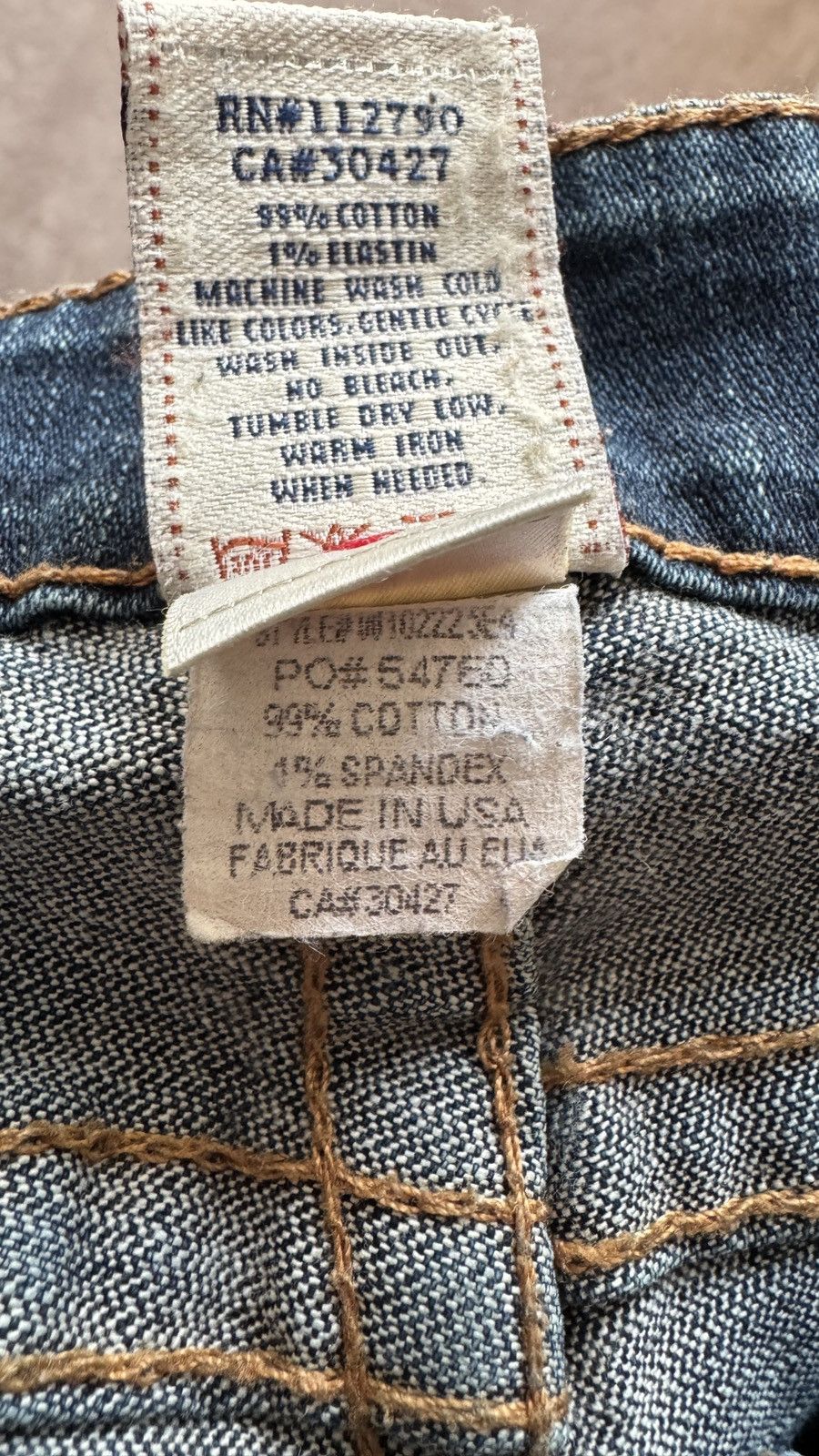 Haunted Mound Vintage True Religion y2k Jeans RICKY NF SN LGB ifsixwasnine Size US 28 / EU 44 - 5 Thumbnail