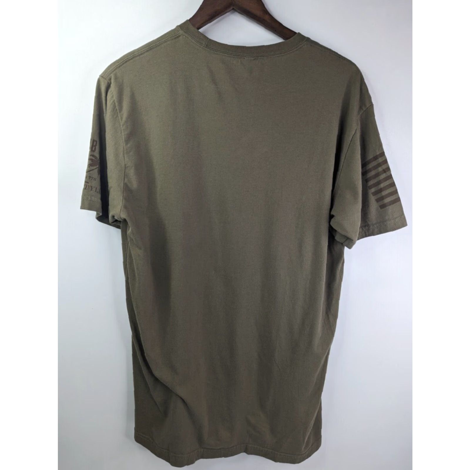 Vintage Grunt Style GS Club T Shirt Large Green Reindeer Middle Finger Graphic Flag Men Size US L / EU 52-54 / 3 - 3 Thumbnail