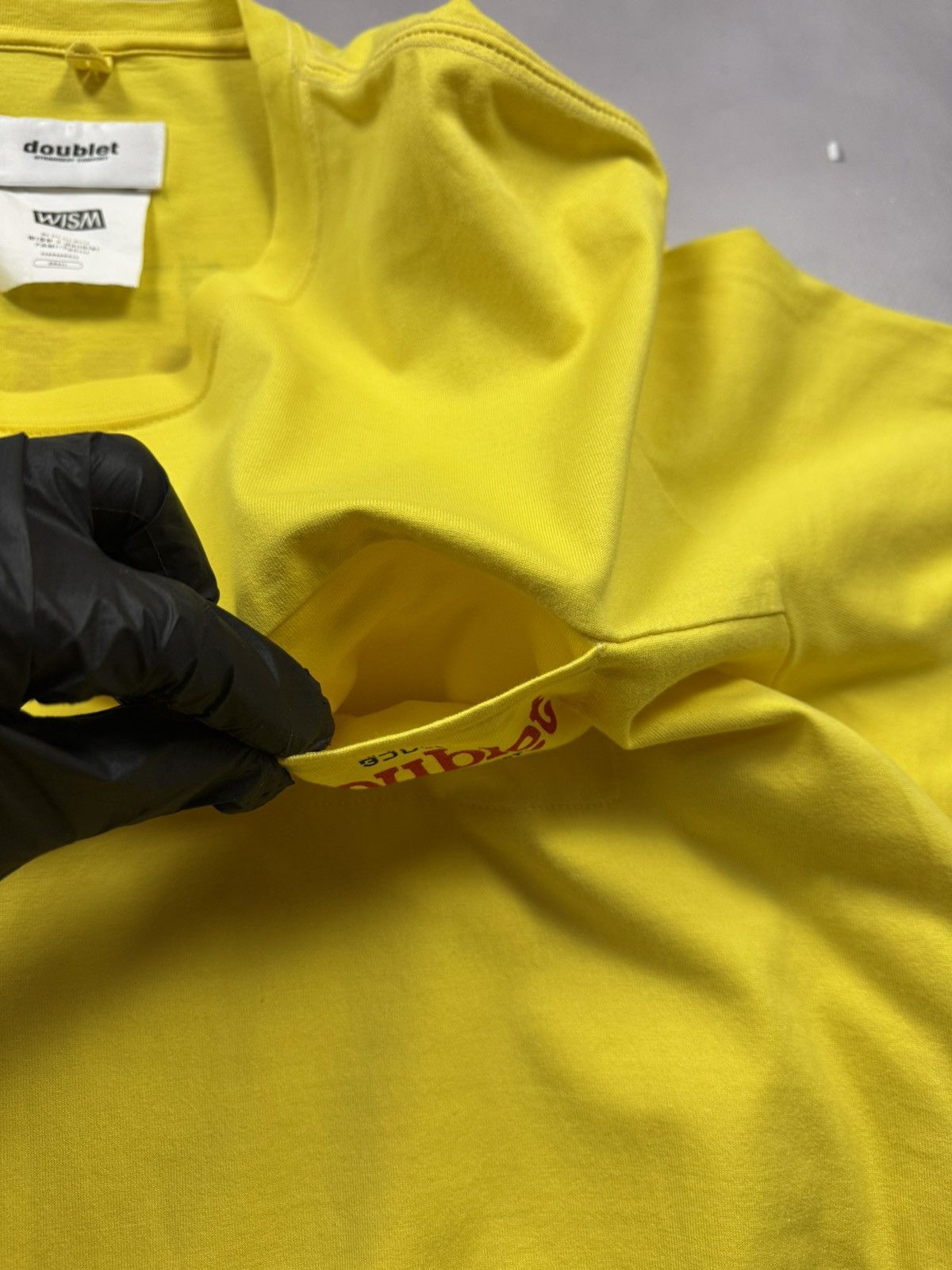 Doublet Aw20 Doublet Fami Tee(Yellow/Boxy L) Size US L / EU 52-54 / 3 - 9 Thumbnail
