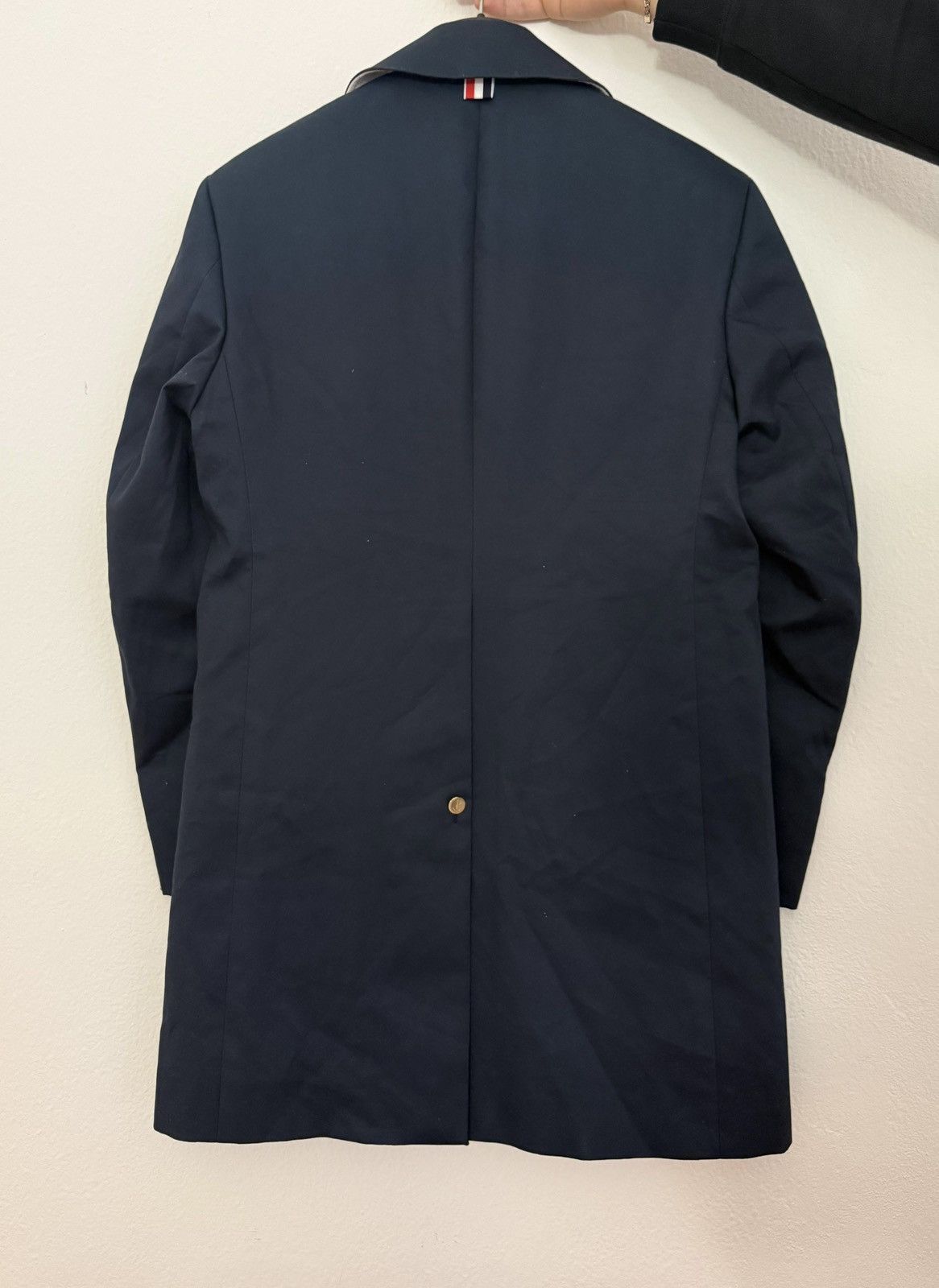 Thom Browne Thom Browne Navy Jacket – Signature Stripe Lining – Size 2 Size US M / EU 48-50 / 2 - 14 Thumbnail