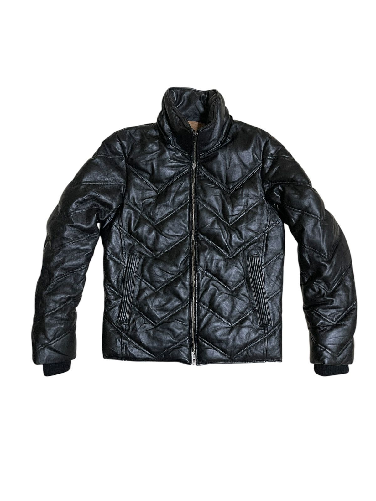 JACKROSE Jackrose Puffer Leather Jacket Attach Fur Hoodie Size US L / EU 52-54 / 3 - 24 Thumbnail