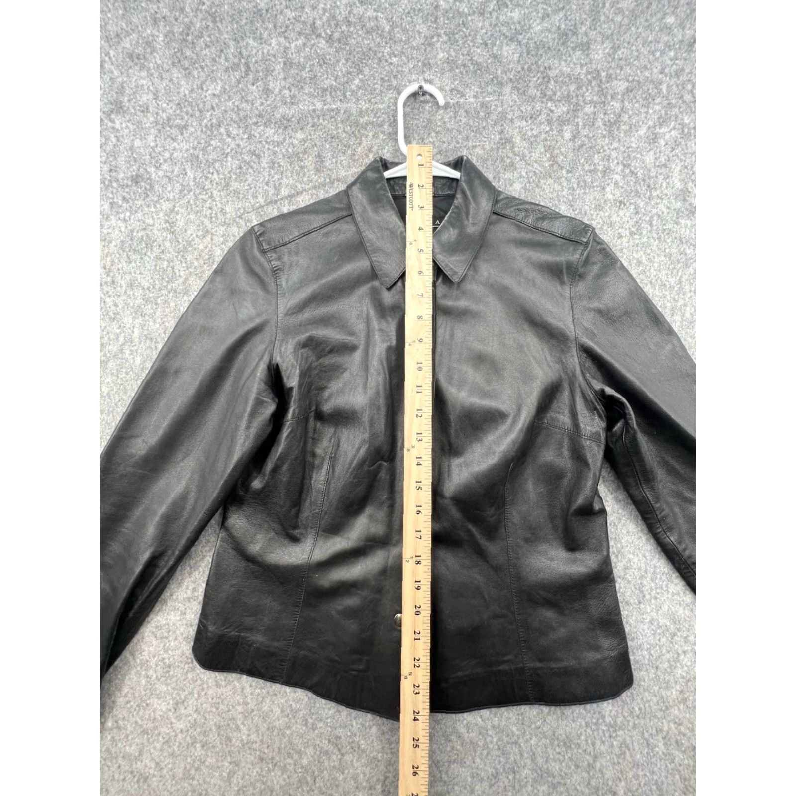Vintage VINTAGE Siena Studio Women's Motorcycle Jacket Black Leather Mid-Length Long Sleeve Size M Size M / US 6-8 / IT 42-44 - 3 Thumbnail