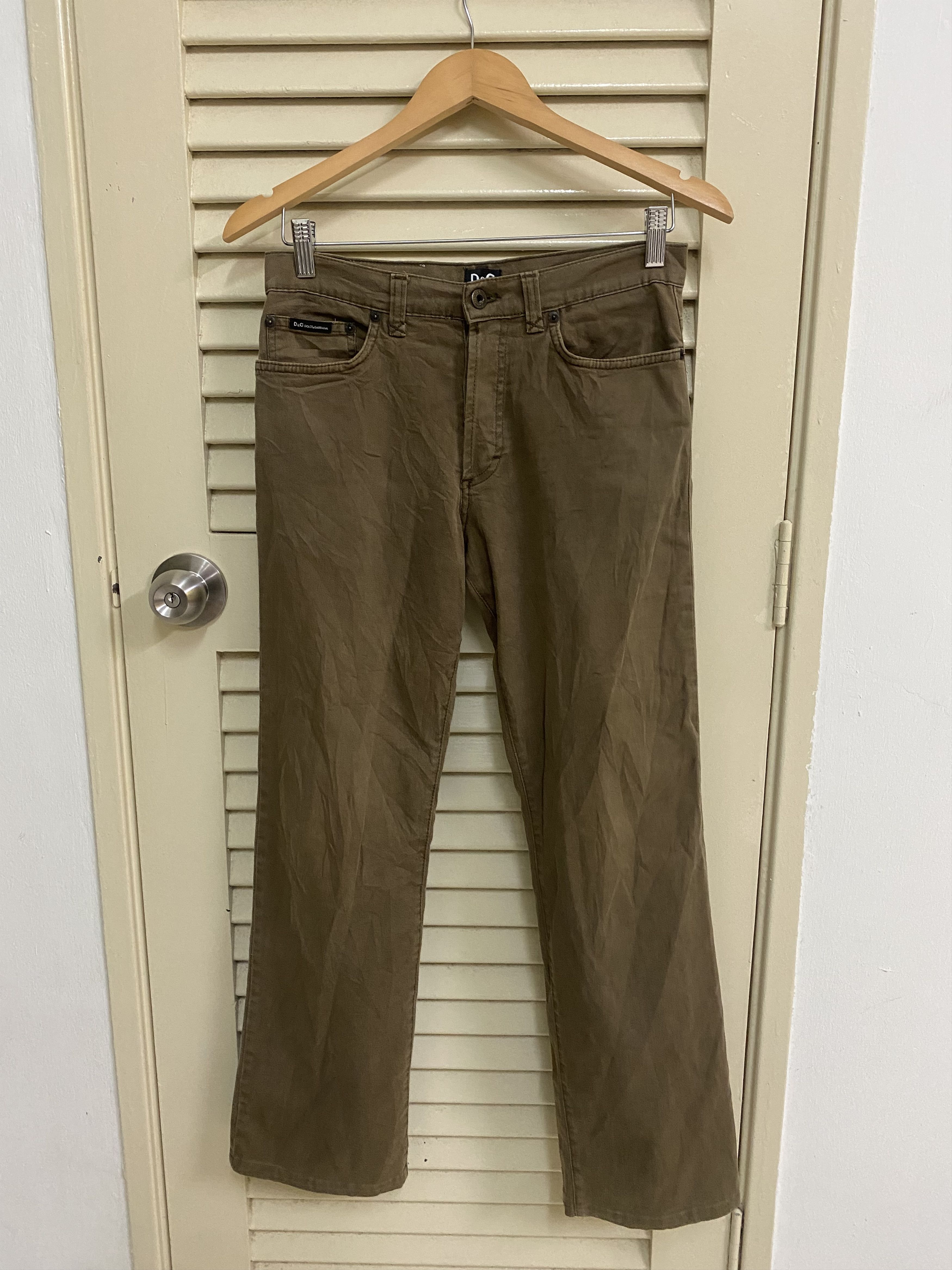 Dolce & Gabbana D&G Dolce Gabbana Slim Fly Button Pants Size US 29 - 1 Thumbnail