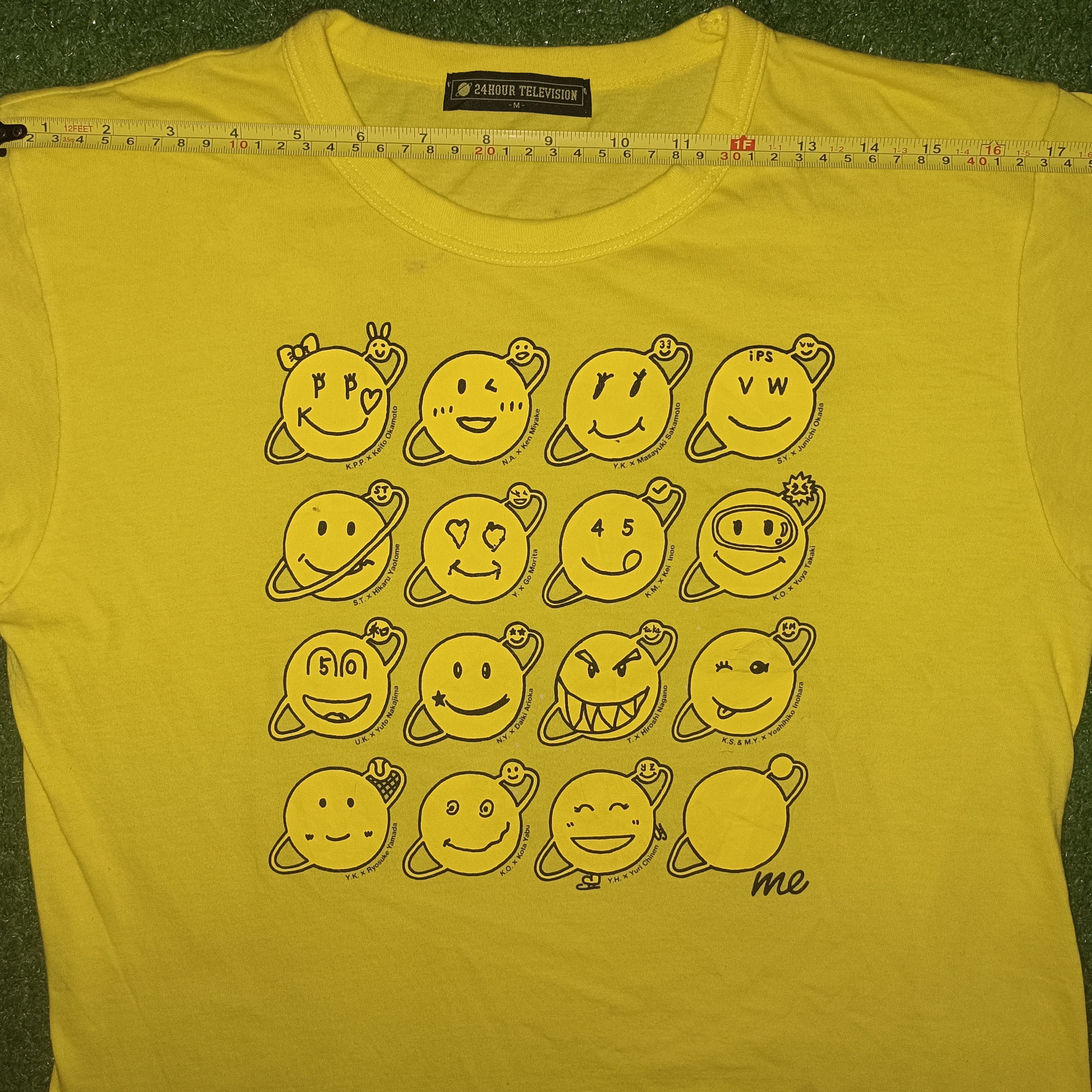 Japanese Brand × Vintage Tshirt short sleeve 24 hours television vintage Size US M / EU 48-50 / 2 - 4 Thumbnail