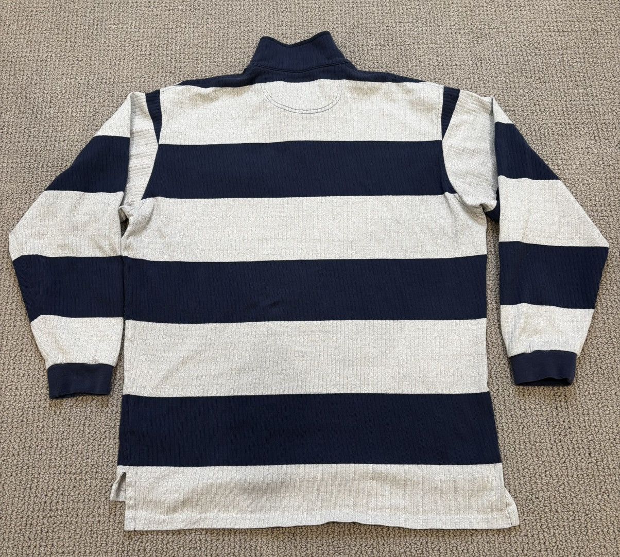 Faconnable × Vintage Vintage Faconnable Sport Rugby Quarter Zip 1990s XL Size US XL / EU 56 / 4 - 3 Thumbnail
