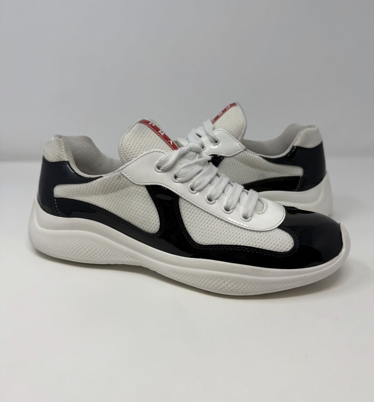 Prada Prada Americas Cup Sneaker White/Black Size US 7.5 / EU 40-41 - 1 Thumbnail