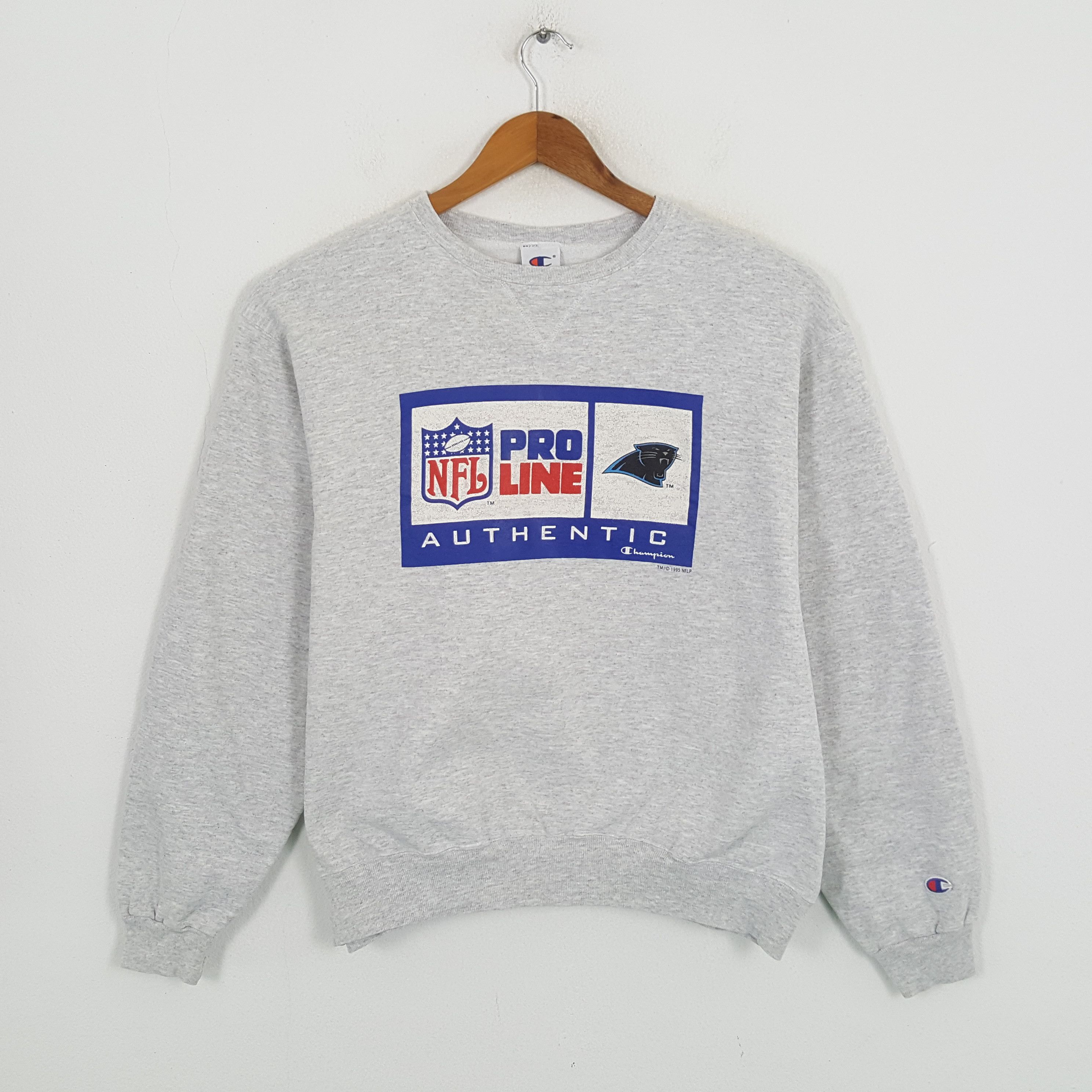 Champion × NFL × Vintage Vintage CAROLINA PANTHER NFL CHAMPION Sportswear Sweatshirt Size US XL / EU 56 / 4 - 1 Thumbnail