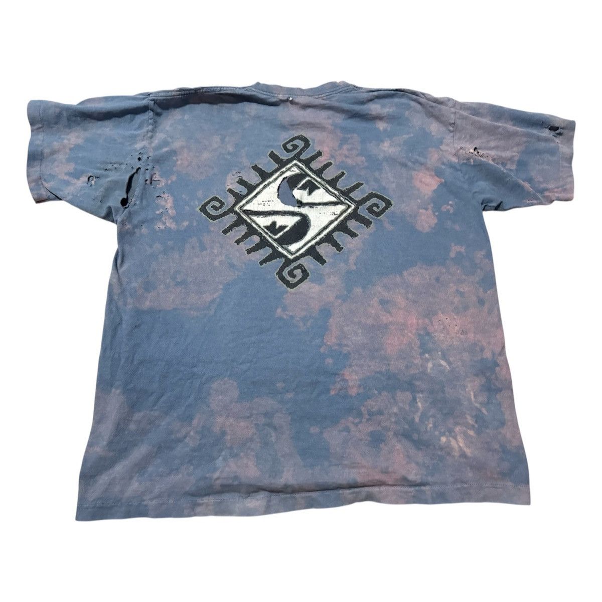 Vintage THRASHED VINTAGE 80s Quicksilver T Shirt SKATER Size US M / EU 48-50 / 2 - 1 Thumbnail