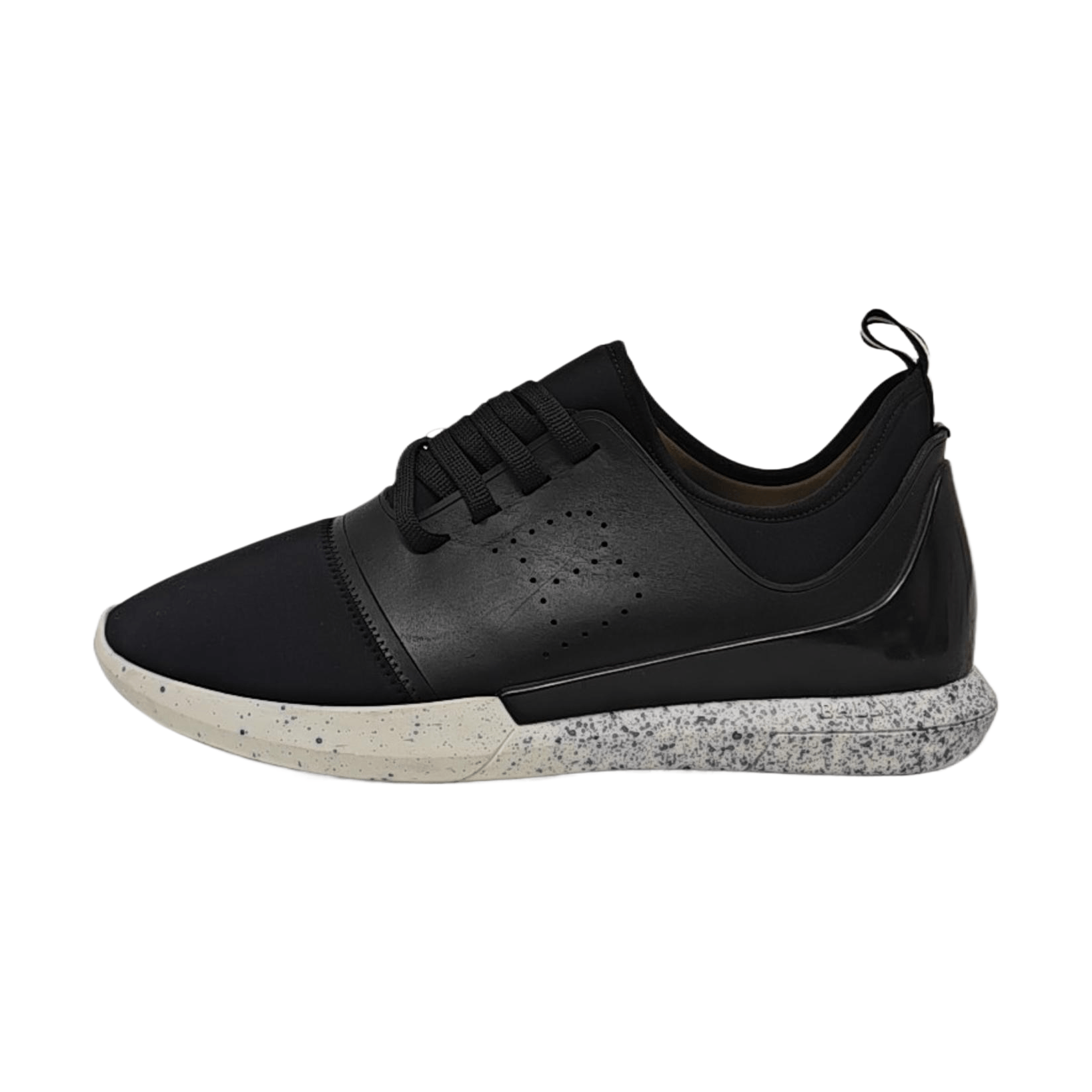 Bally Bally Black Leather & Textile Sneakers Size 42.5 Size US 8.5 / EU 41-42 - 1 Thumbnail