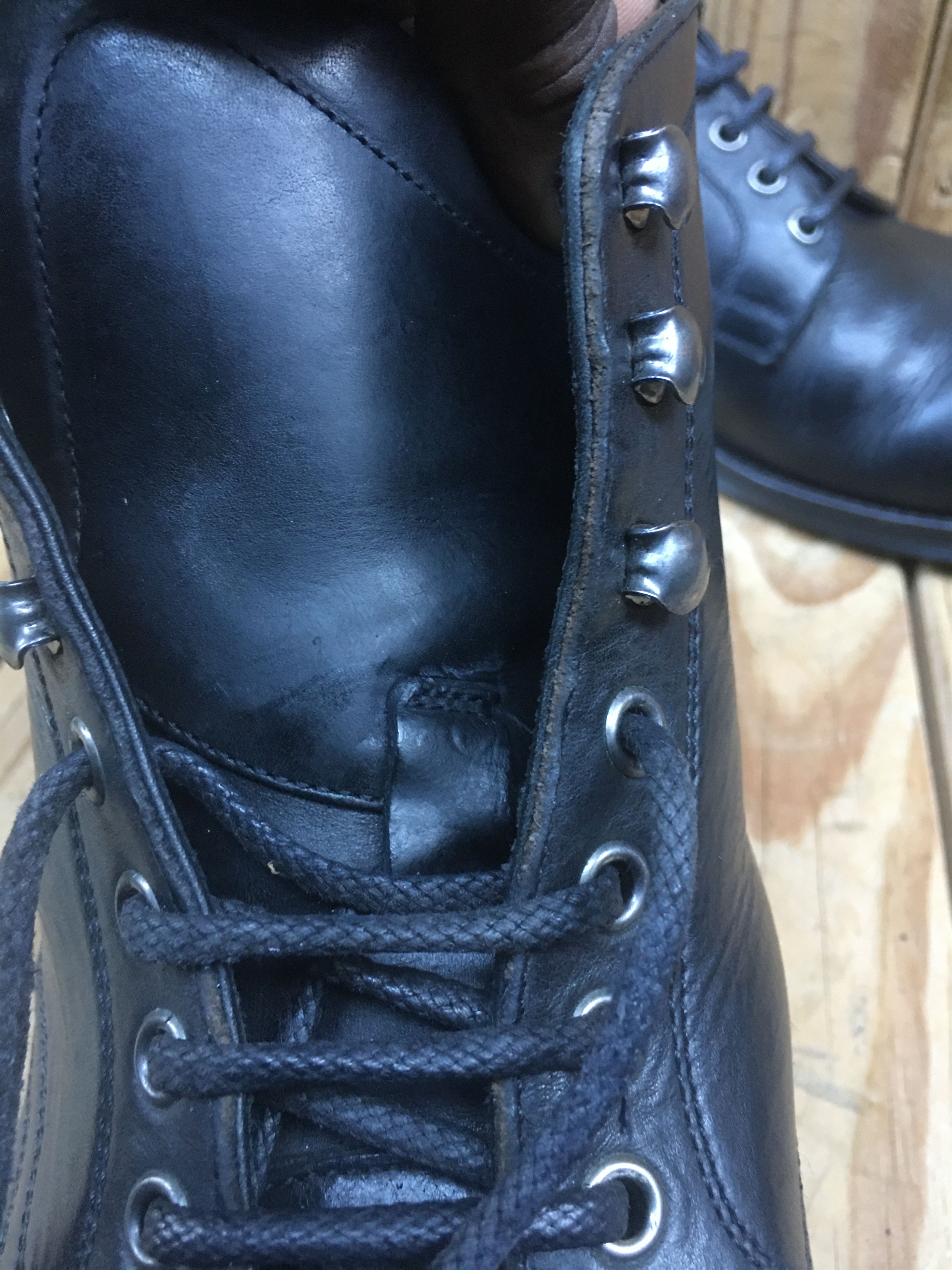 Dolce & Gabbana Dolce & Gabbana black leather boots Size US 12 / EU 45 - 16 Thumbnail