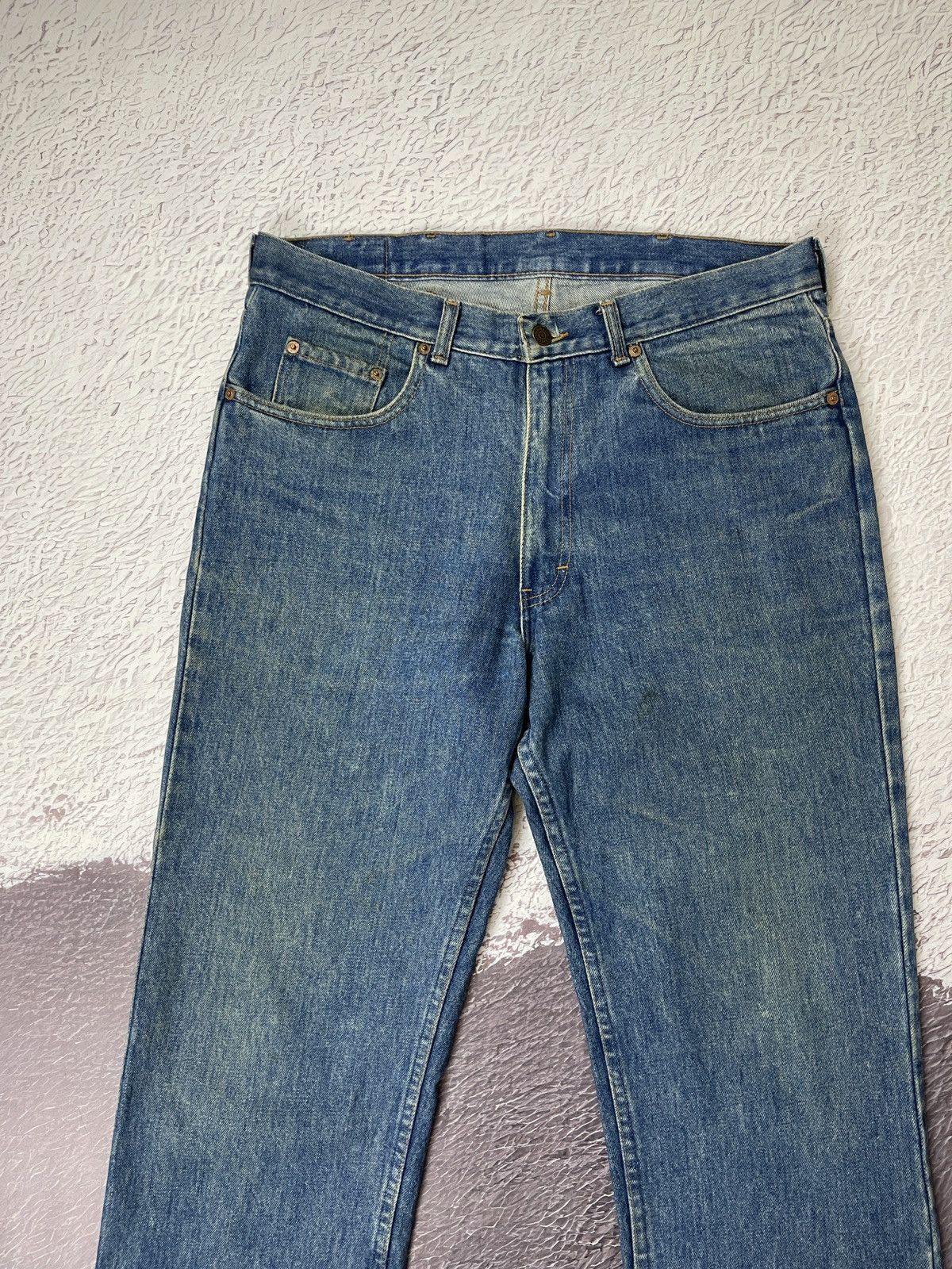 Polo Ralph Lauren Polo Ralph Lauren vintage made in USA faded denim jeans Size US 35 - 6 Thumbnail