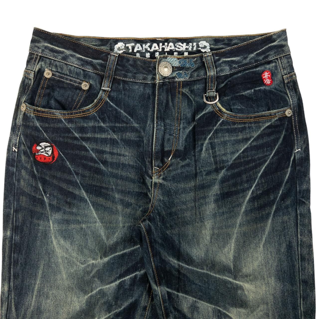Other Vintage Big Train Embroidered Tiger Japanese Denim Jeans W35 Size US 35 - 4 Thumbnail