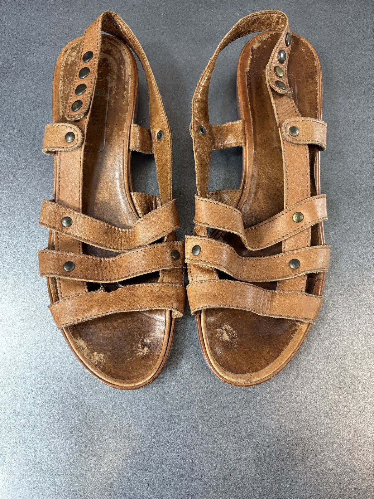 Bally 1985 Vintage Bally Sandals Made in Italy Leather 1980s Women Size US 8.5 / IT 38.5 - 5 Thumbnail