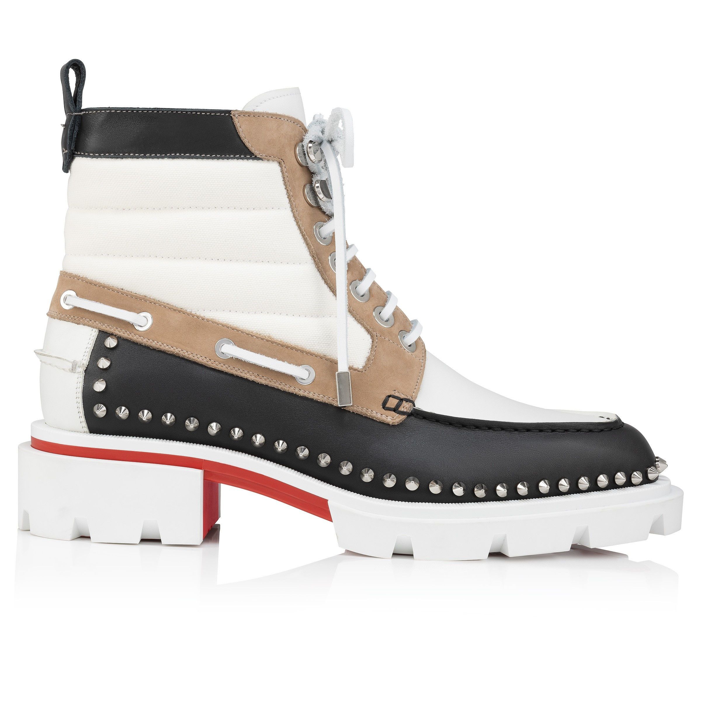 oc11z0925 Our Steckel Boot Flat in Black/Multi