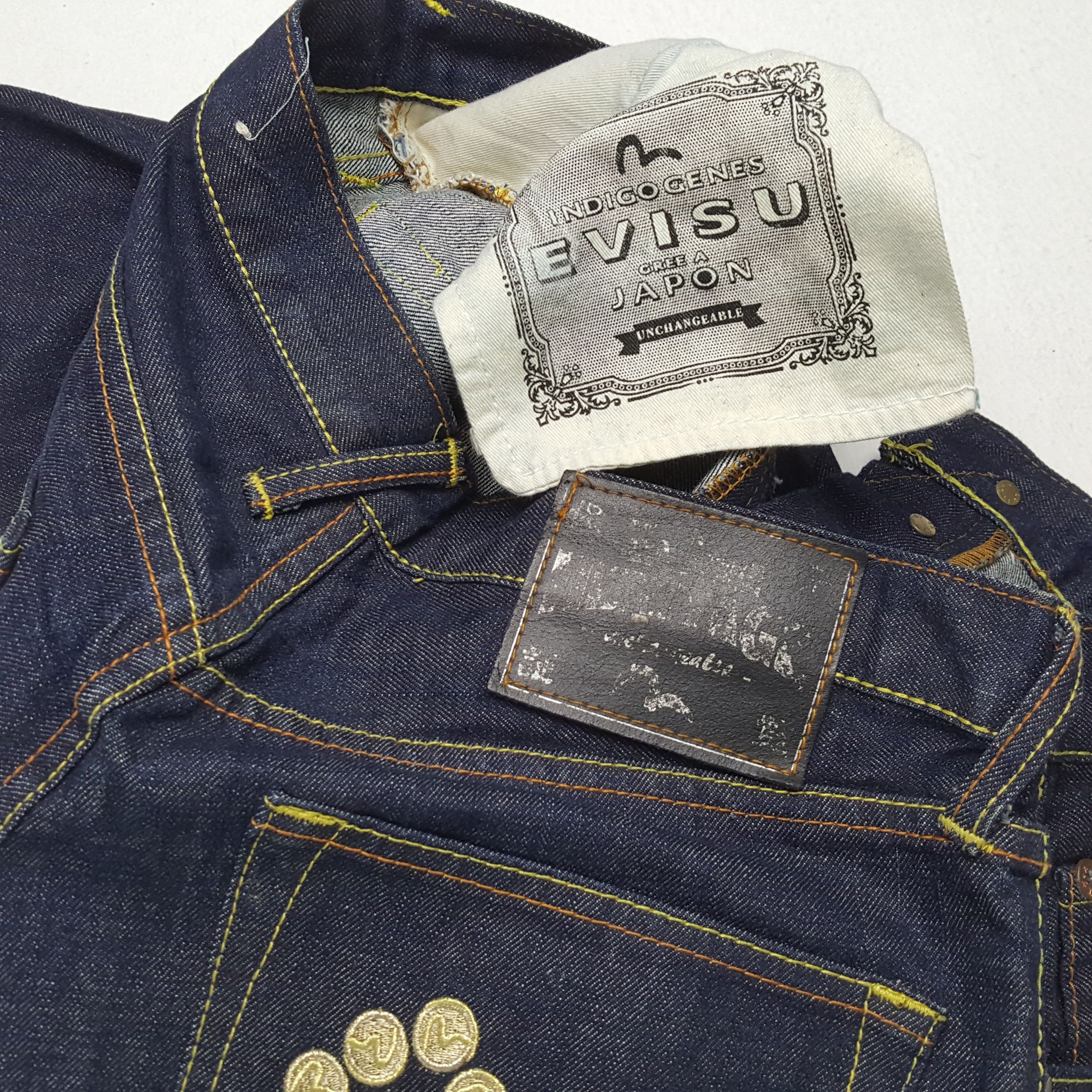 Japanese Brand × Vintage EVISU Jeans Japanese Brand Streetwear Custom Daicock Style Size US 31 - 15 Thumbnail