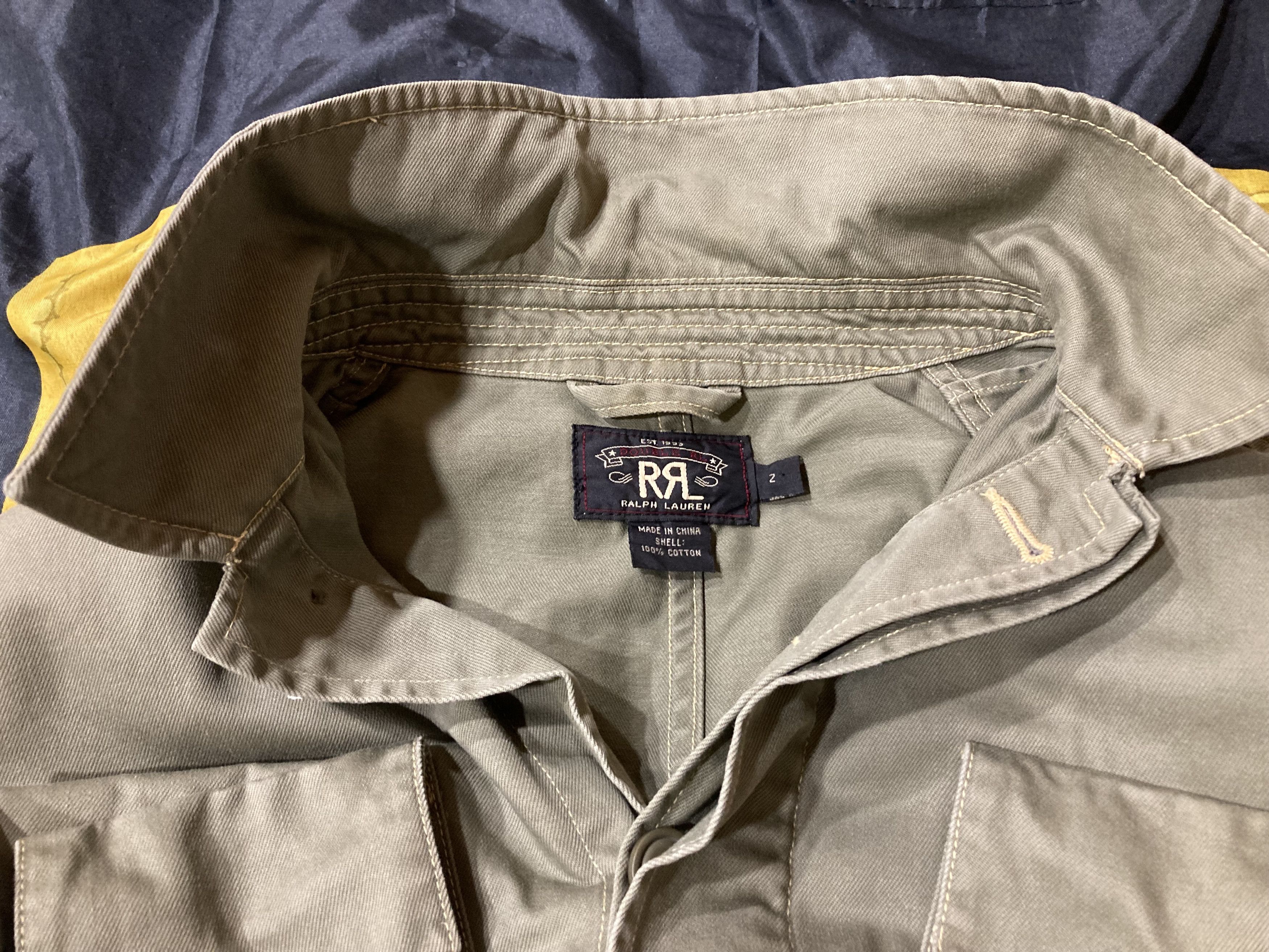 RRL Ralph Lauren Rare Ralph Lauren Double RL Iconic Military Field Jacket Size XS / US 0-2 / IT 36-38 - 8 Thumbnail