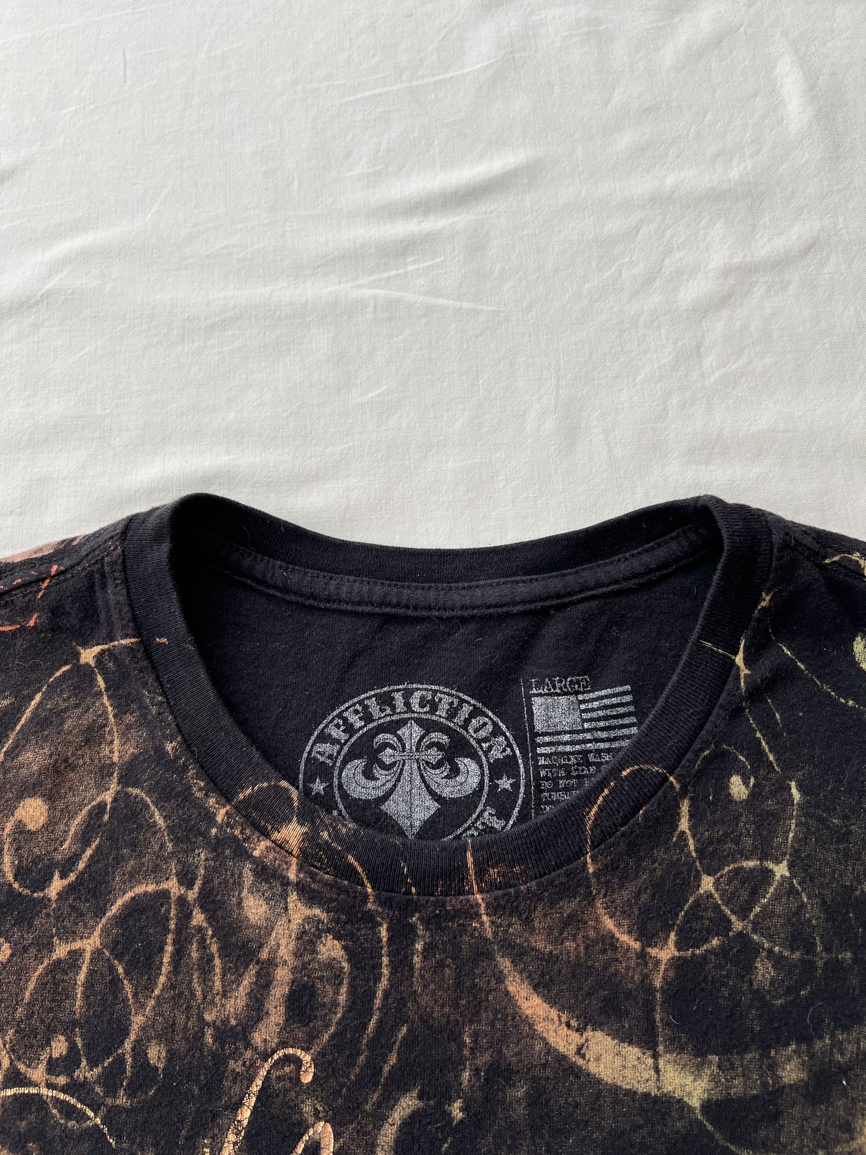 Affliction Vintage Y2k Affliction Skull Demon Gothic Grunge AOP T-shirt Size US L / EU 52-54 / 3 - 13 Thumbnail