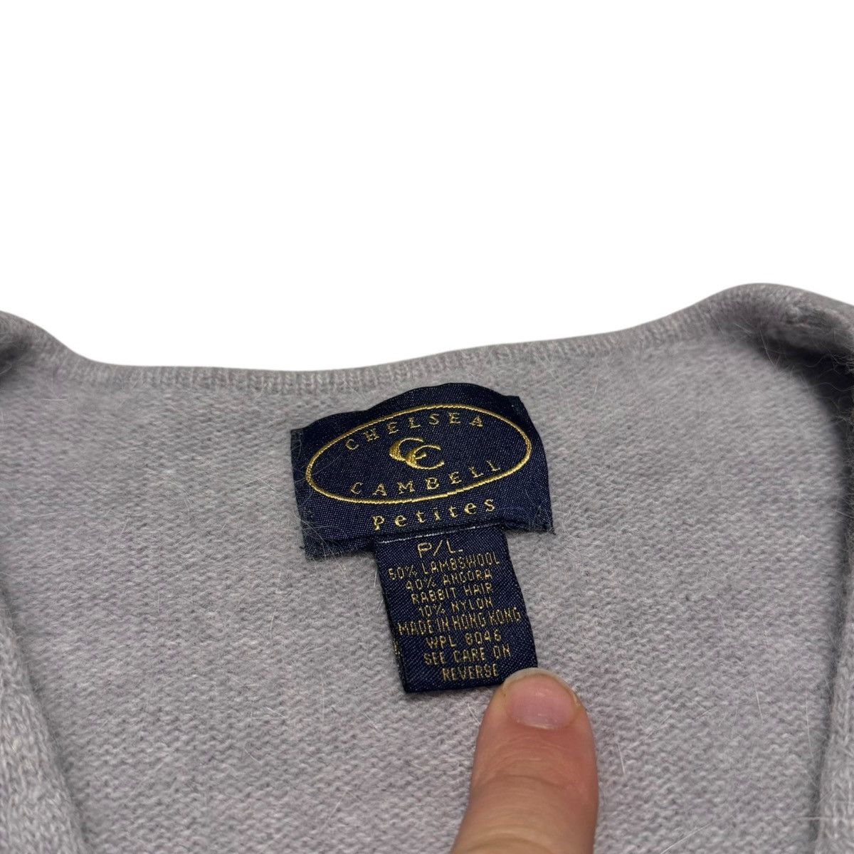 Other Chelsea Campbell wool Rabbit Cardigan Sweater Women's PL Size L / US 10 / IT 46 - 4 Thumbnail