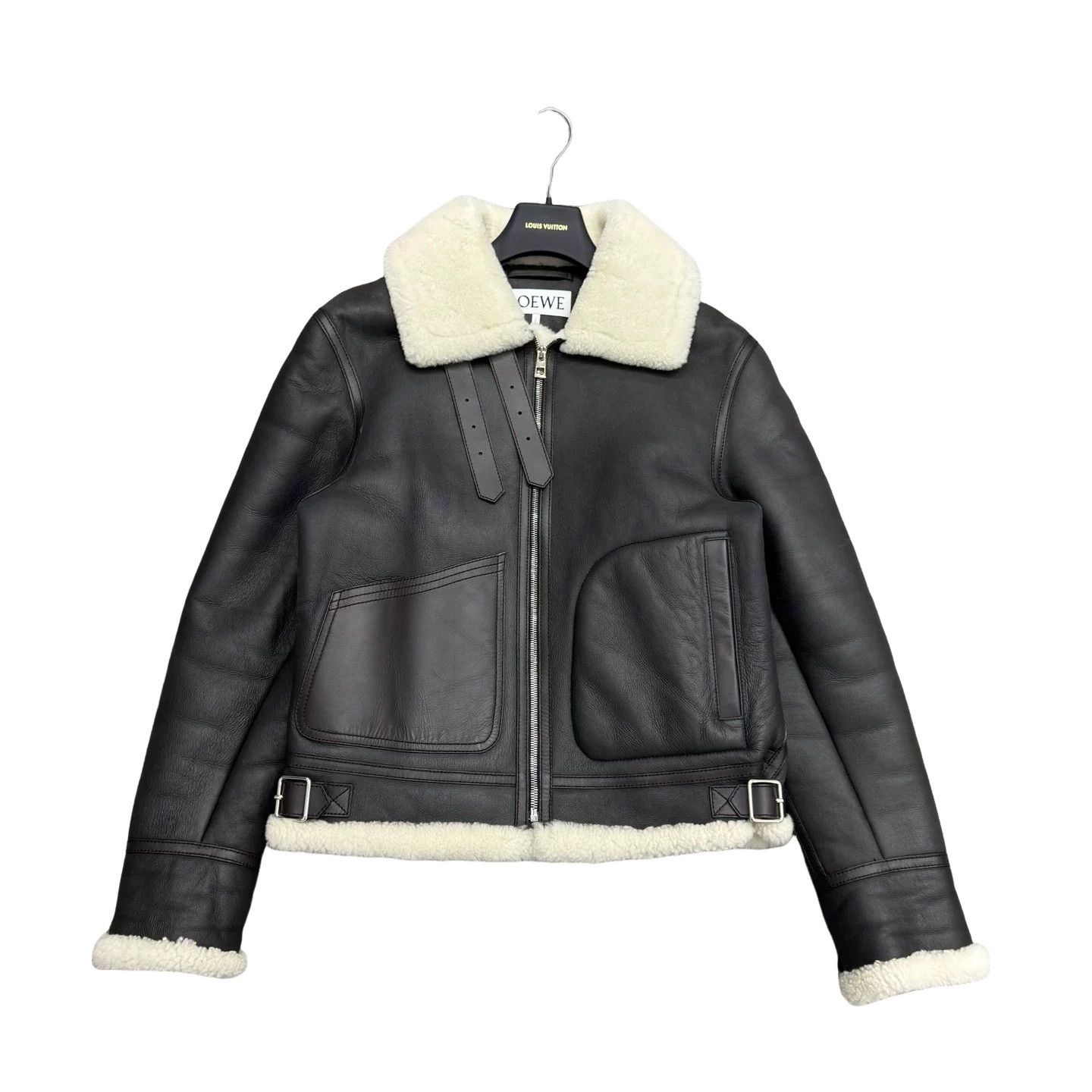 Loewe Loewe Leather Shearling Jacket Size S Size S / US 4 / IT 40 - 1 Thumbnail