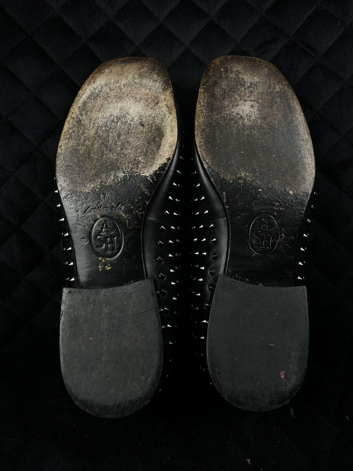 ASH Ash leather mocassin with studs loafers shoes Size US 7 / IT 37 - 6 Thumbnail