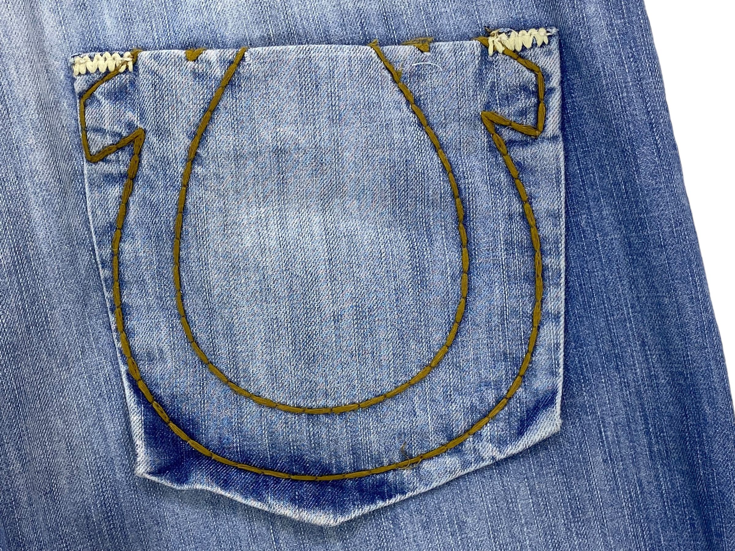 True Religion True Religion Straight Denim Jeans Size US 31 - 8 Thumbnail