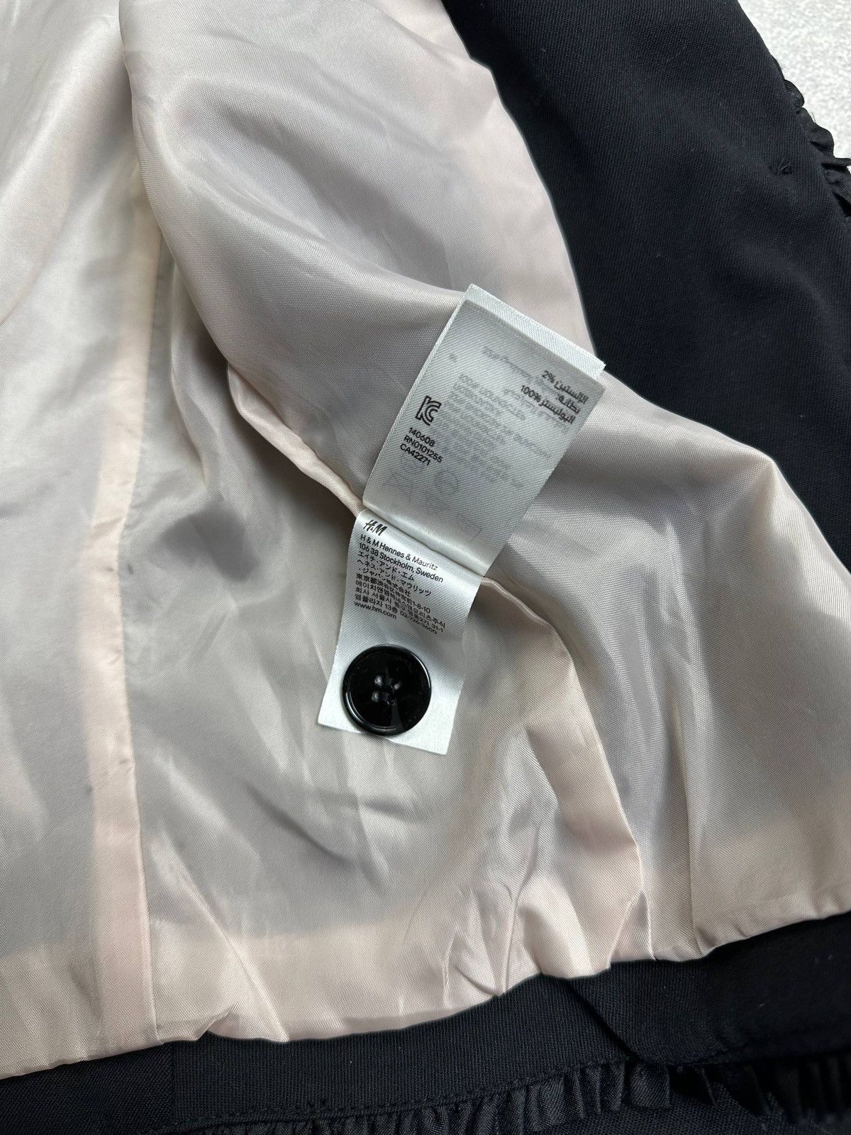 H&M × Maison Margiela Vintage Maison Margiela x H&M Womans Black Blazer Jacket S Size S / US 4 / IT 40 - 6 Thumbnail