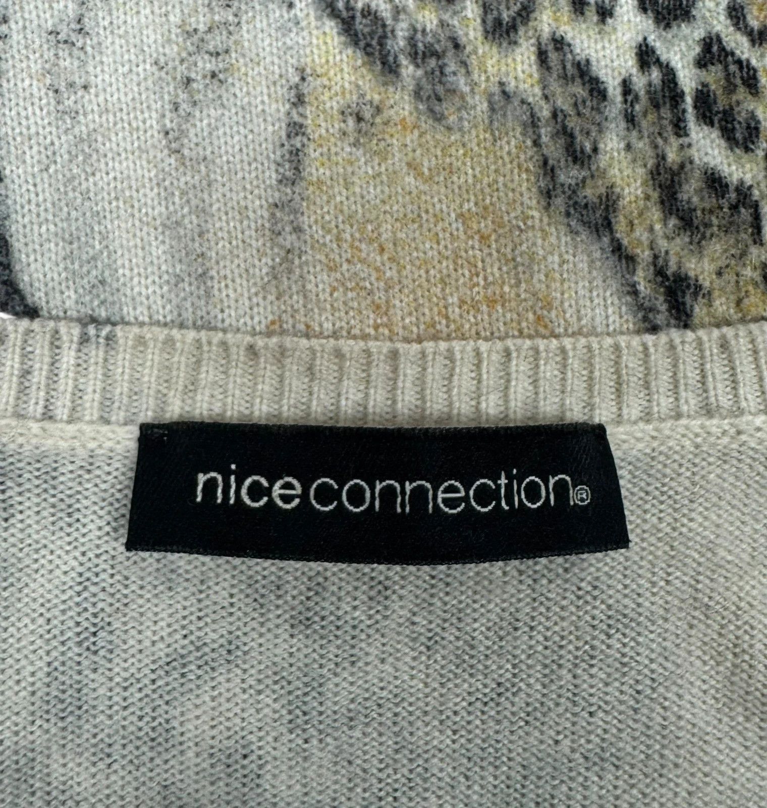 Other Nice Connection Animal Full Frinted Pullover Wool Cashmere Size L / US 10 / IT 46 - 9 Thumbnail