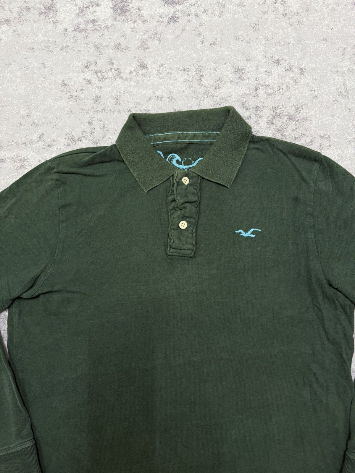 Hollister Hollister Polo Colar Longsleeve Shirt Size US M / EU 48-50 / 2 - 5 Thumbnail