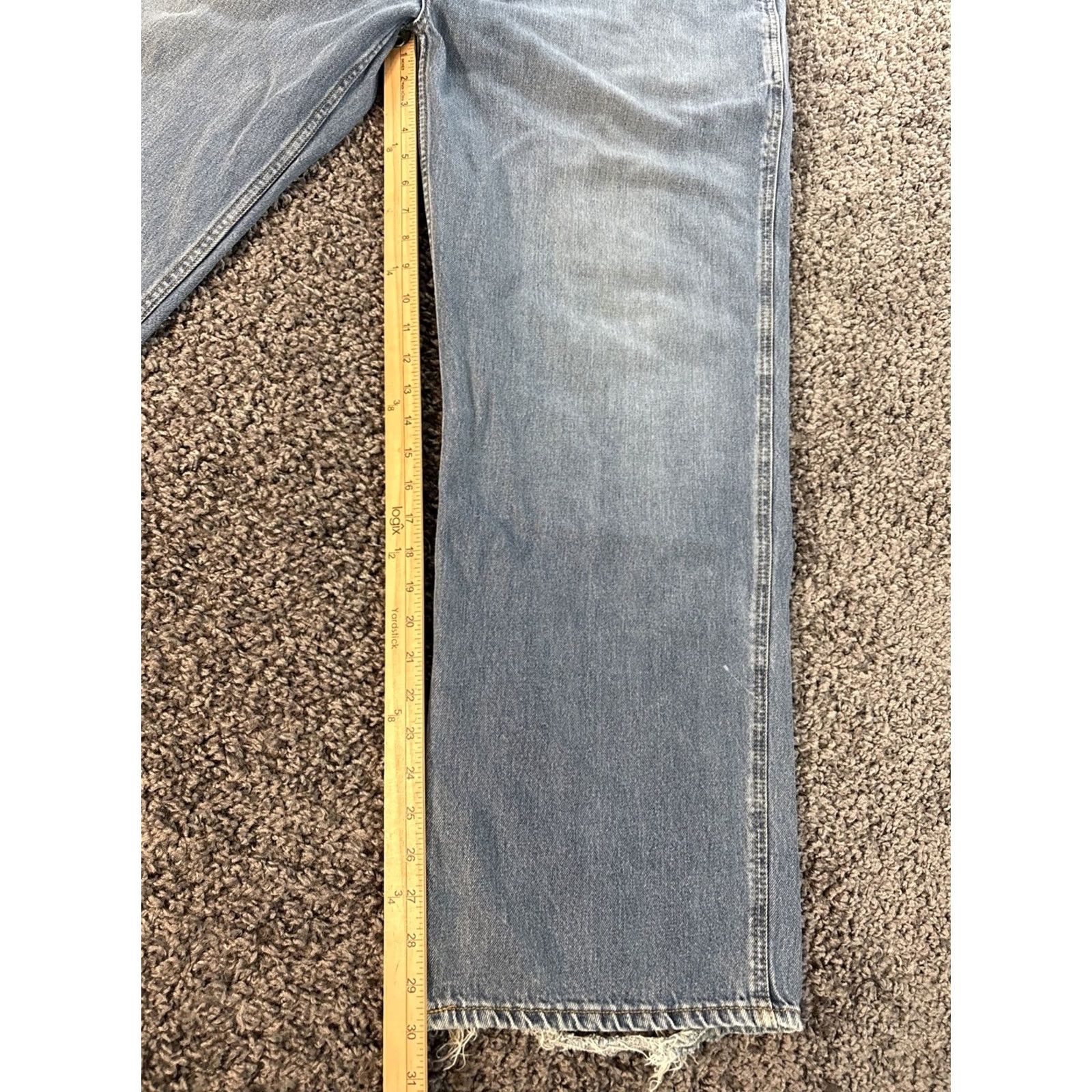 Nautica VINTAGE Nautica Jeans Co Carpenter Jeans Baggy Wide-Leg Y2K Skater Men’s 38x30 Jeans Size US 38 / EU 54 - 2 Thumbnail