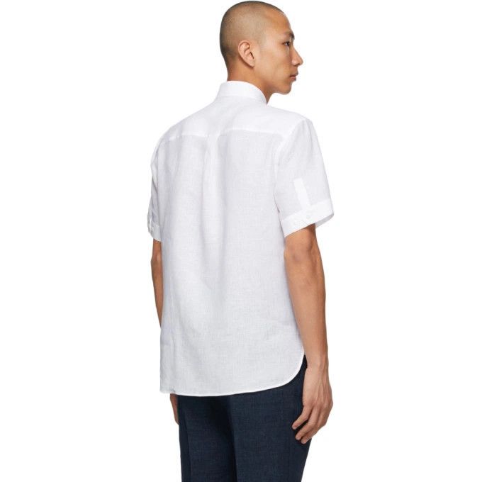 Dolce & Gabbana o1y0125 Linen Shirt in White Size US S / EU 44-46 / 1 - 3 Thumbnail
