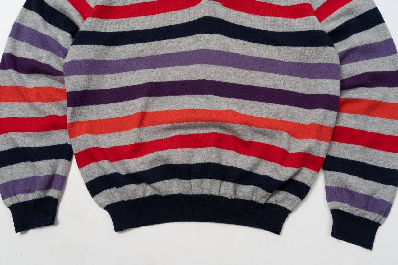 Paul & Shark 🔵PAUL & SHARK Yachting Striped Wool Jumper Sweater Polo Size US XL / EU 56 / 4 - 6 Thumbnail