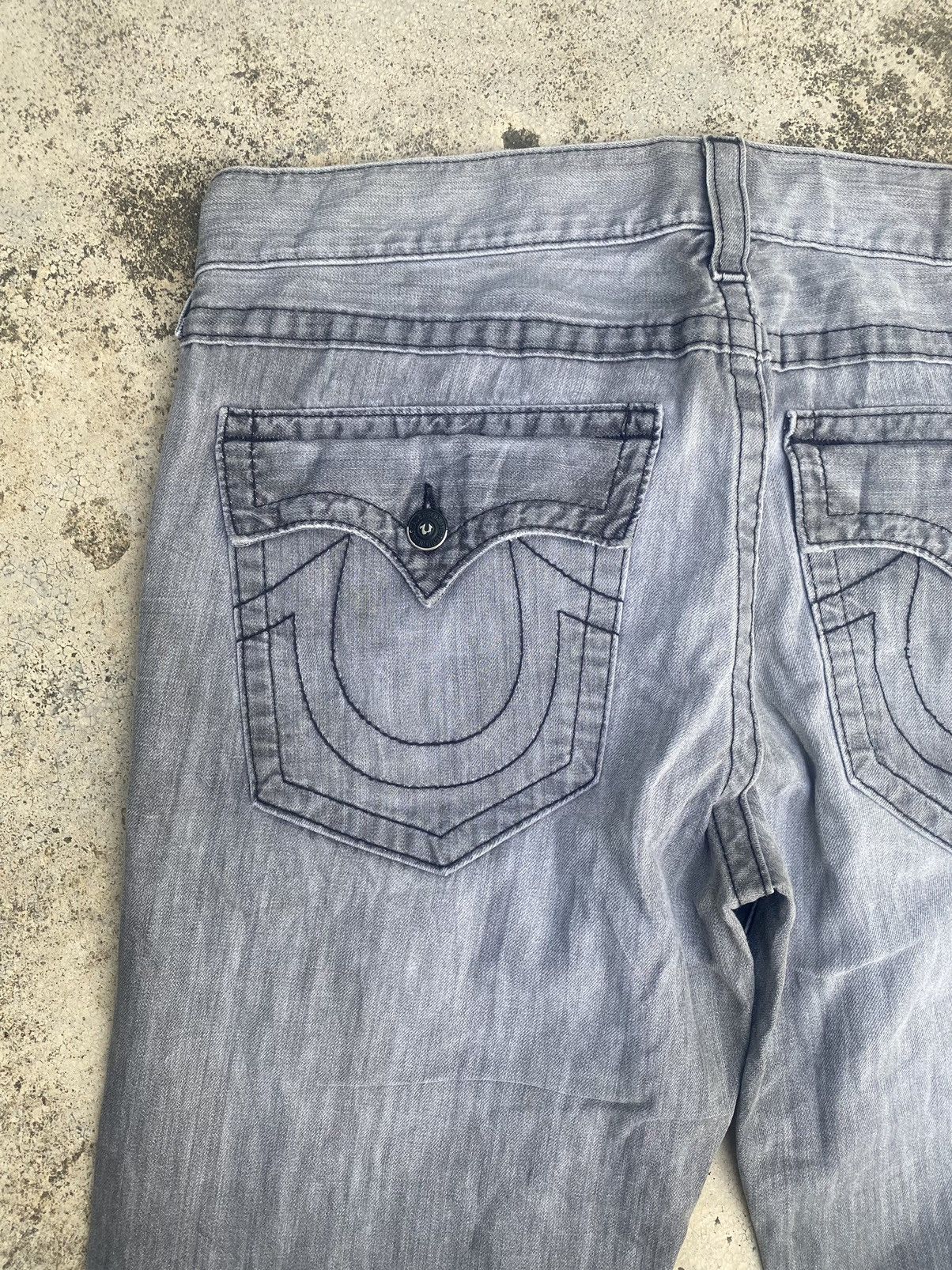 If Six Was Nine × Japanese Brand × True Religion True Religion Fade Loose Straightcut Black Label Edition Size US 39 - 17 Thumbnail
