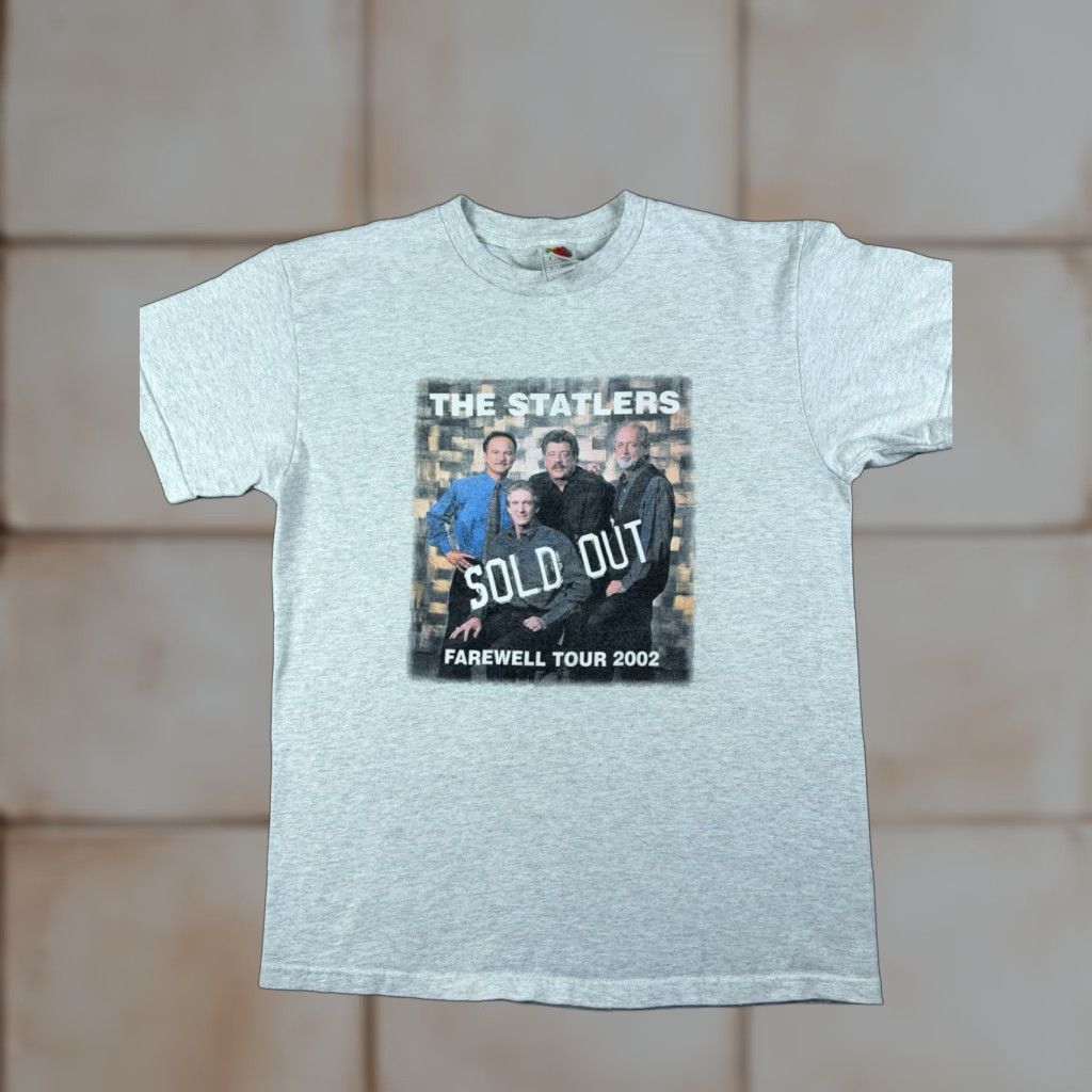 Vintage VINTAGE The Statler Brothers Band Shirt Men’s Large Gray Farewell Tour Music Y2k T-Shirt Short Sleeve Crew Neck Cotton Size US L / EU 52-54 / 3 - 1 Thumbnail