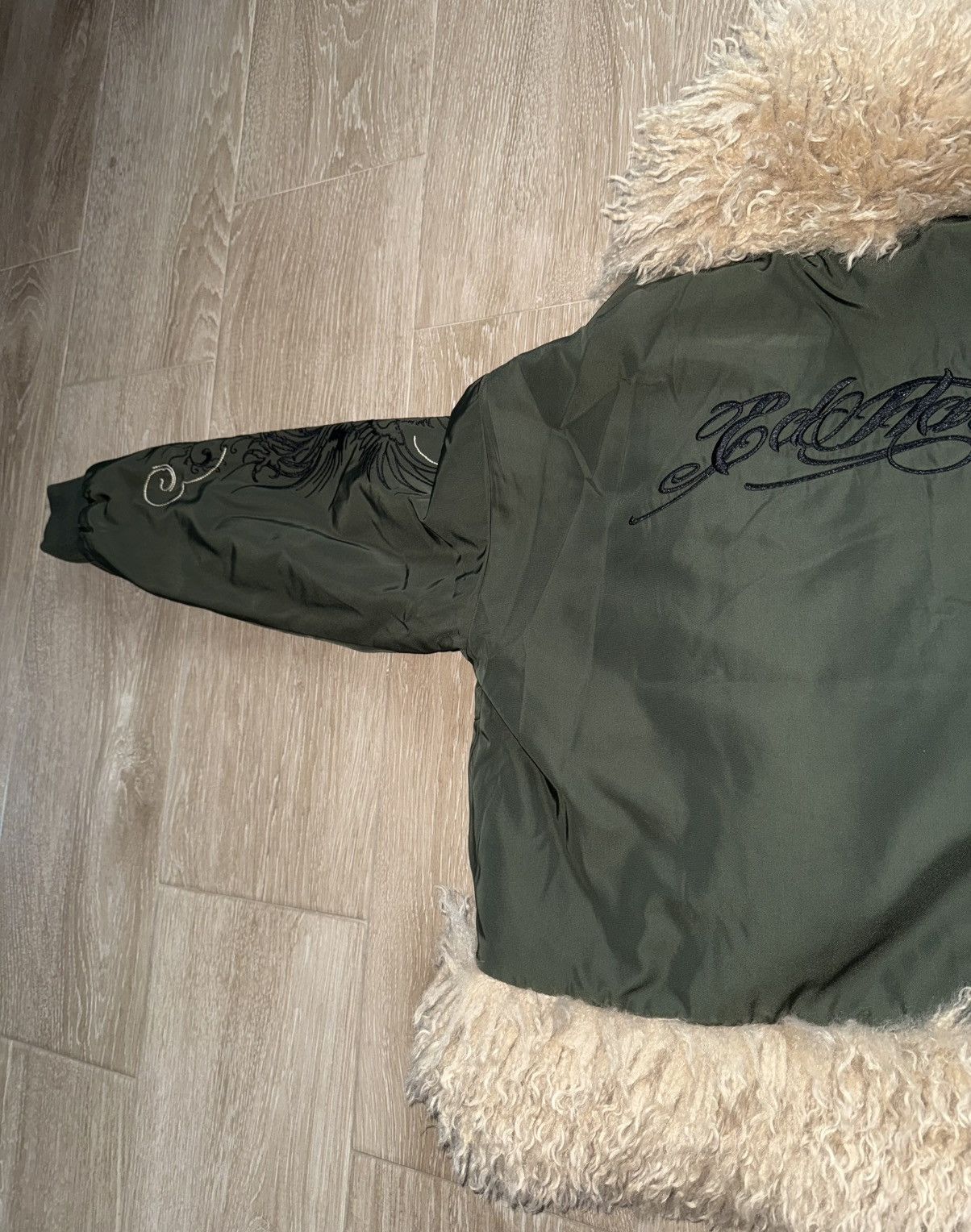 Ed Hardy Ed Hardy Phoenix Fur Jacket Size L / US 10 / IT 46 - 14 Thumbnail