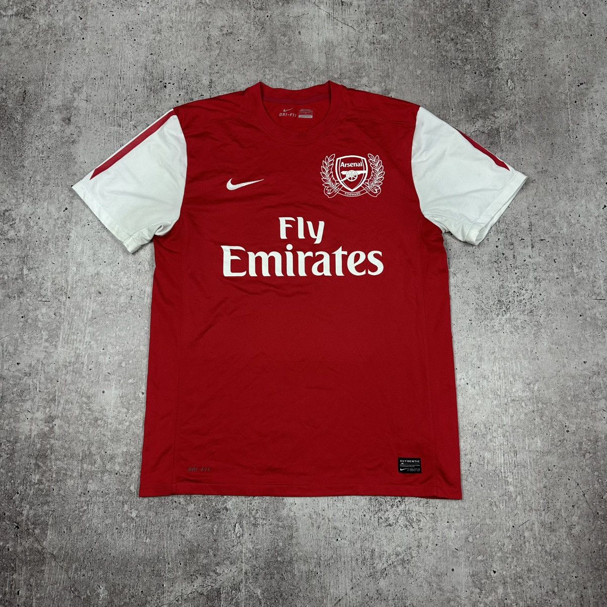 Nike 2011/12 Nike Arsenal 125th Anniversary Vintage Soccer Jersey Size US L / EU 52-54 / 3 - 1 Thumbnail