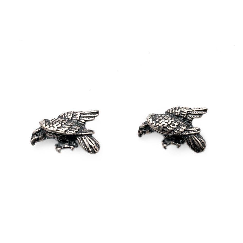 Jewelry × Sterling Silver Eagle Vintage Earrings One Pairs Chrome Jewelry Size ONE SIZE - 5 Thumbnail