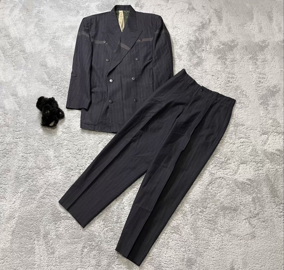 Jean Paul Gaultier Jean Paul Gaultier 98AW Striped Tailored Trousers J29 Size US 34 / EU 50 - 6 Thumbnail