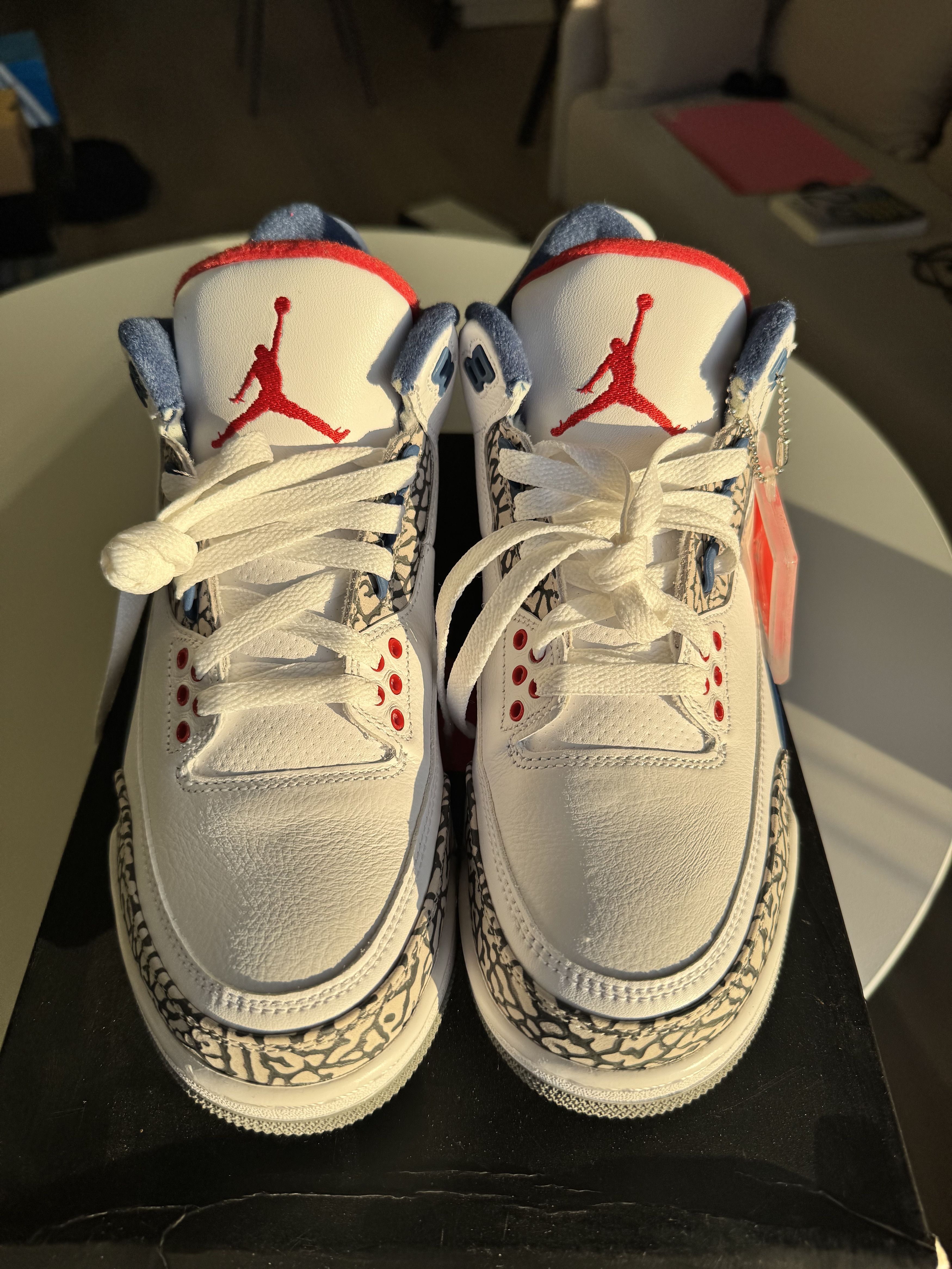 Jordan Brand Air Jordan 3 Retro OG True Blue Size US 7.5 / EU 40-41 - 3 Thumbnail