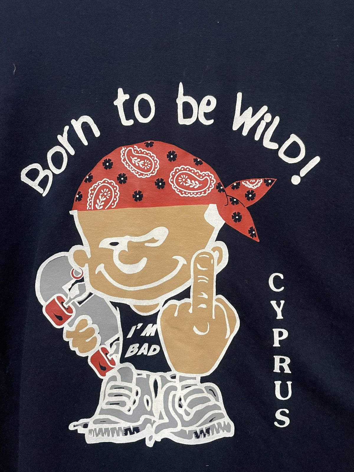 Vintage Vintage 90s Calvin and Hobbes Born To Be Wild Graphic Tee L Size US L / EU 52-54 / 3 - 2 Thumbnail