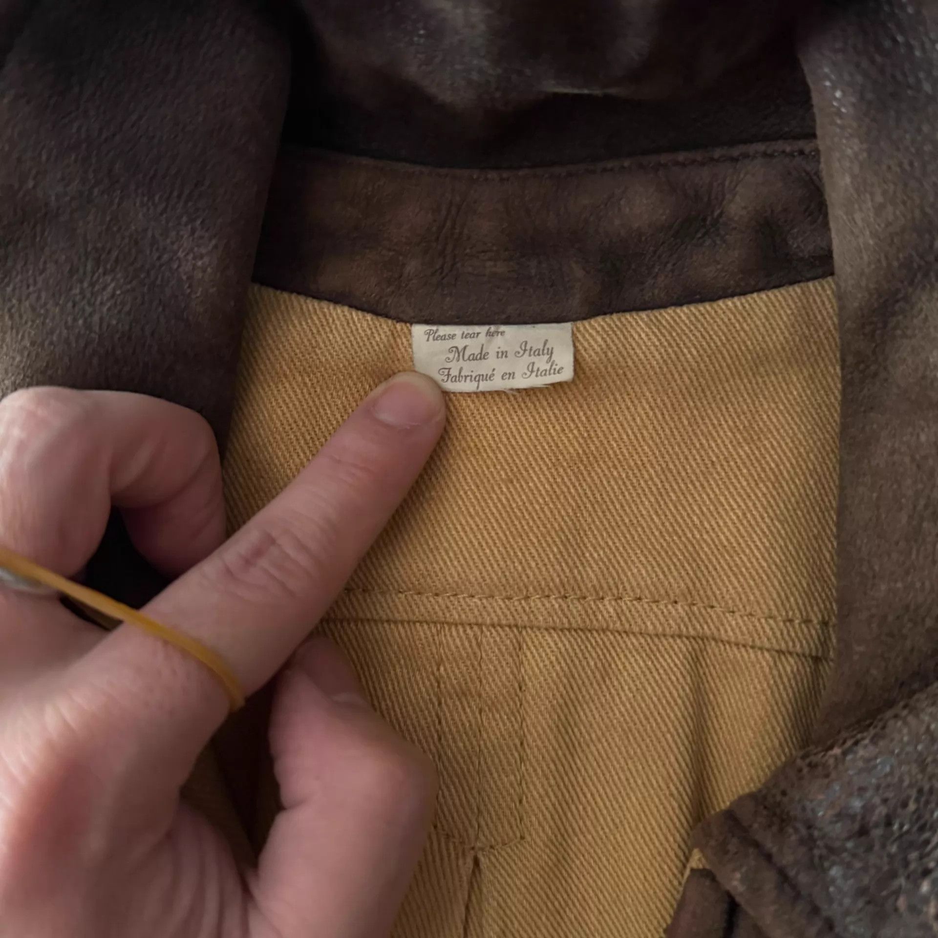 Lewis Leathers Rare Levi's LVC 1940s Vintage Tan Italian Lambskin Jacket S Size US S / EU 44-46 / 1 - 8 Thumbnail