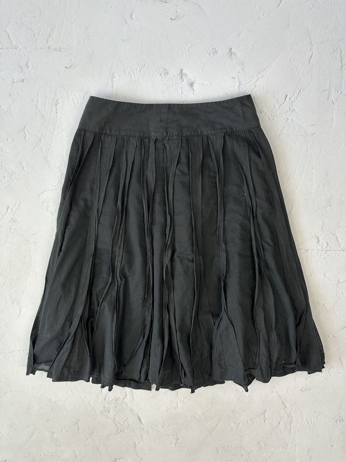 Vintage Vintage Flared Pleated Skirt Size 32" / US 10 / IT 46 - 1 Thumbnail