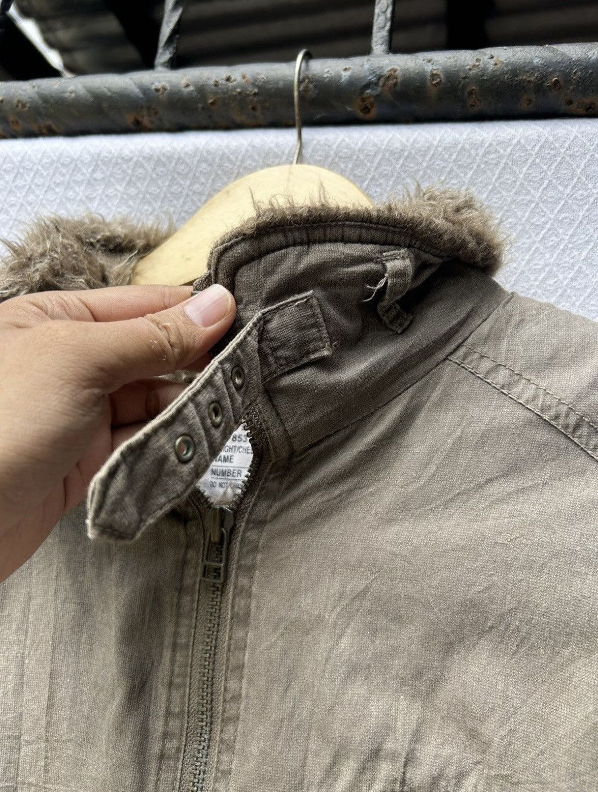 Japanese Brand Faux fur zip jacket parka japanese style ifsixwasnine LGB Size US L / EU 52-54 / 3 - 7 Thumbnail