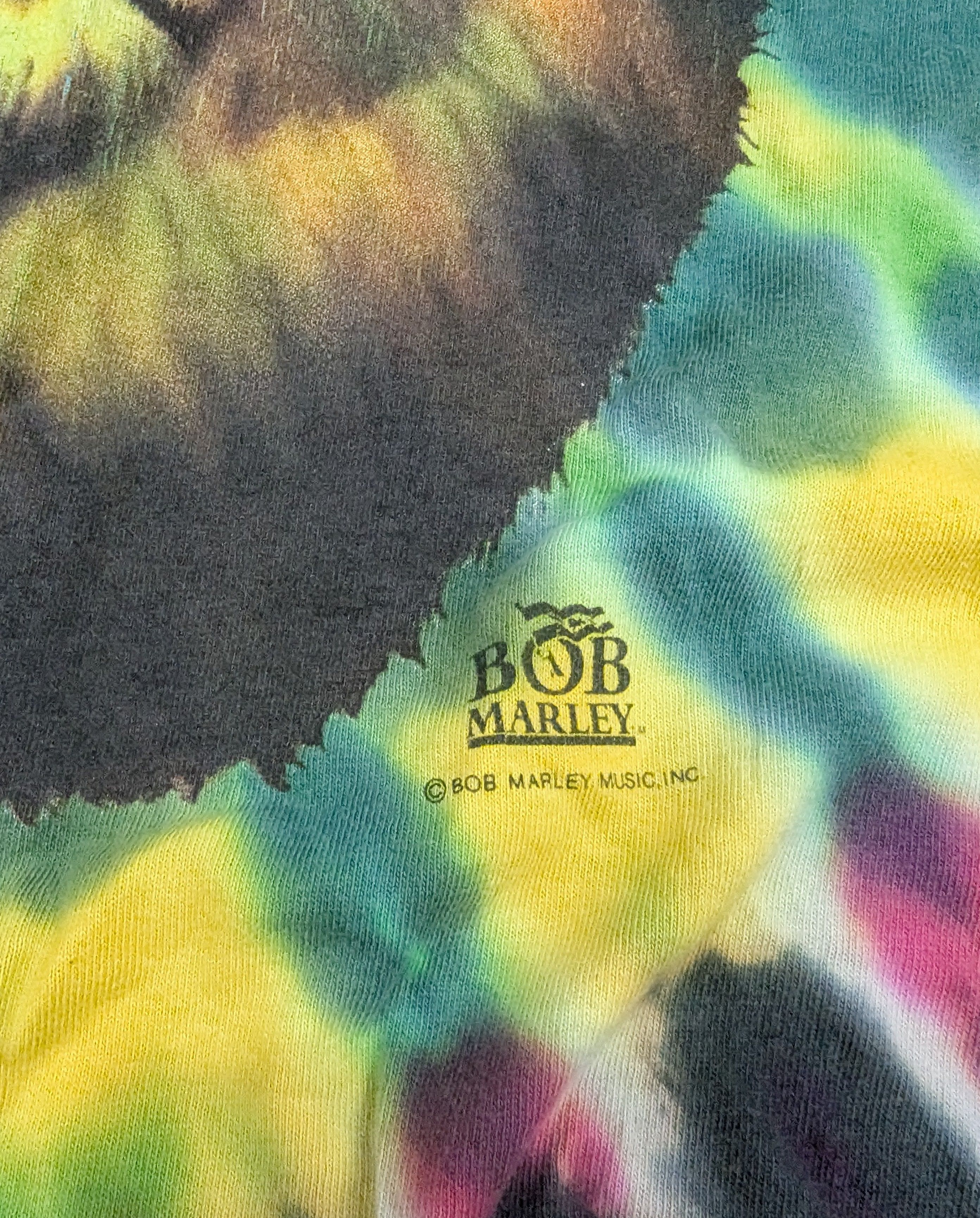 Bob Marley Single Stitch Tye Dye Bob Marley 90's Size US XL / EU 56 / 4 - 8 Thumbnail