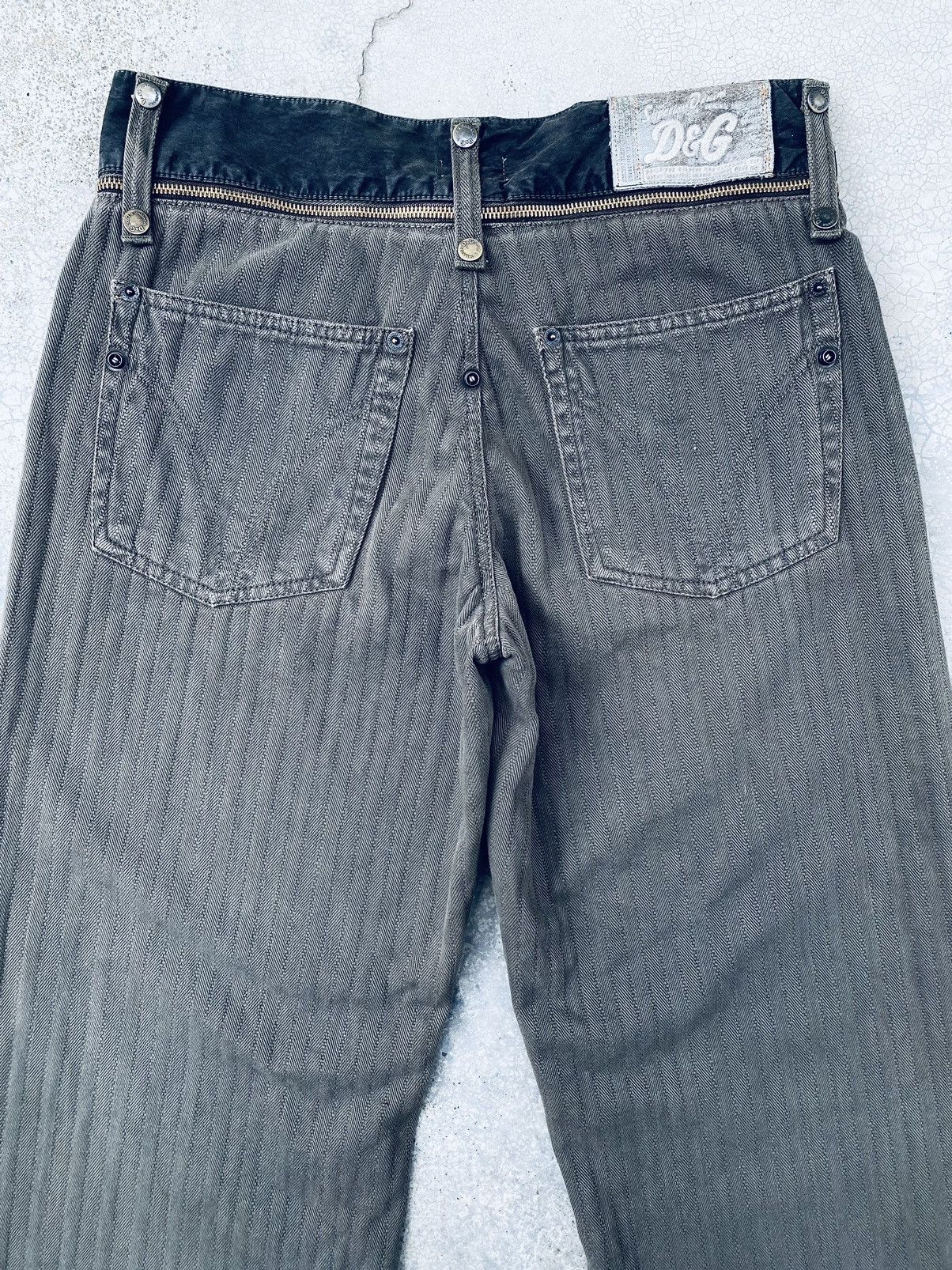 Dolce & Gabbana Vintage AW2003 Dolce & Gabbana Zipper Waist Pants Size US 32 / EU 48 - 19 Thumbnail