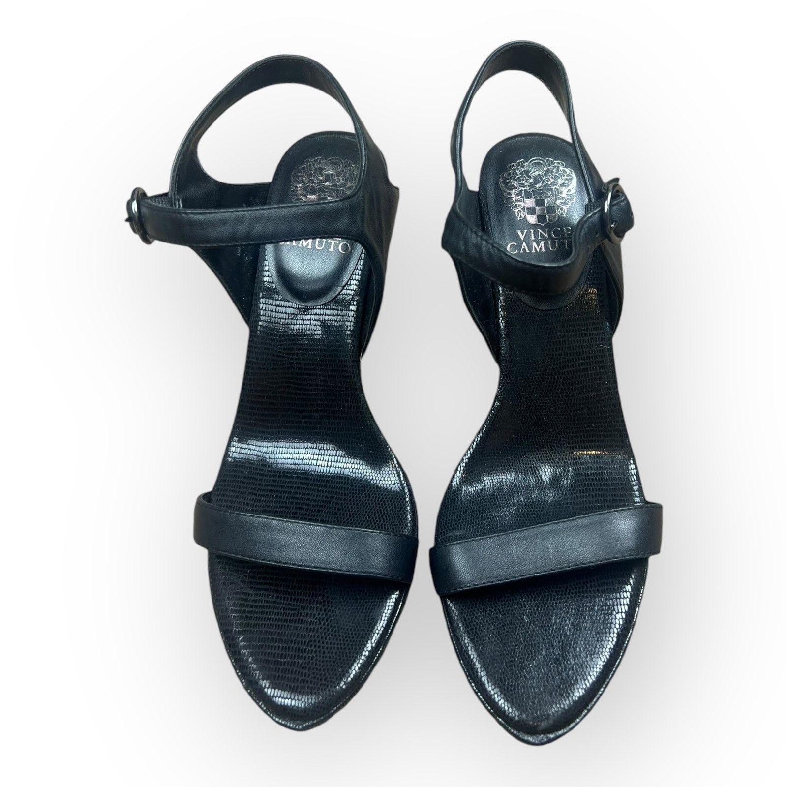 Vince Camuto Vince Camuto Lynona Ankle Strap Open Toe Heeled Sandal Size US 8.5 / IT 38.5 - 6 Thumbnail