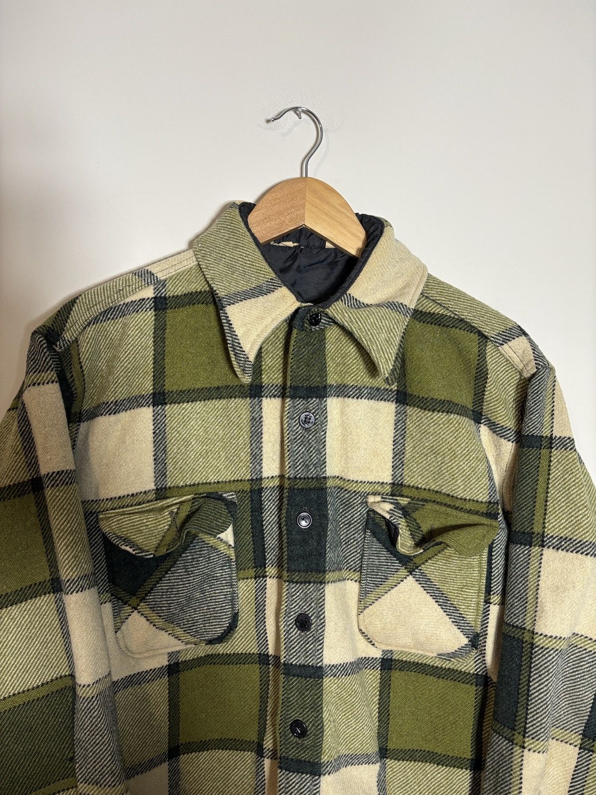 Vintage Vintage Montgomery Ward Heavy Flannel Shirt Jacket Size US L / EU 52-54 / 3 - 2 Thumbnail