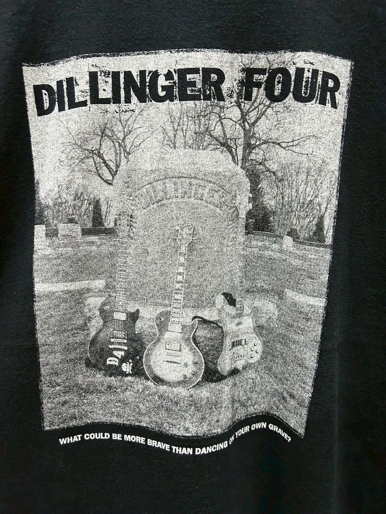 Vintage Vintage 2000s Dillinger Four Band tshirt size XL Size US XL / EU 56 / 4 - 3 Thumbnail